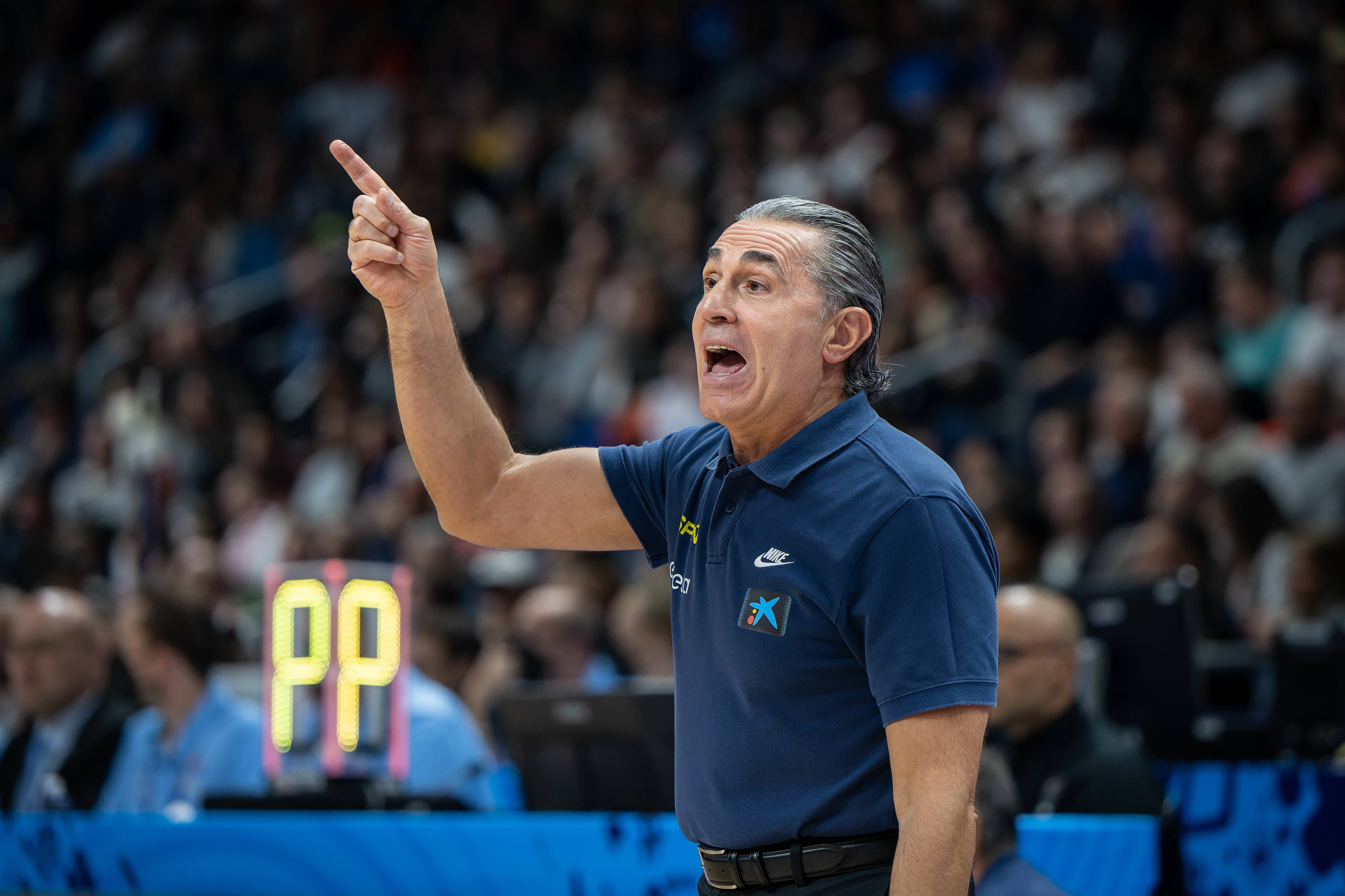 Scariolo, en la final del Eurobasket.