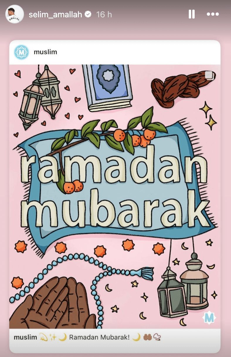 Selim Amallah recibe el Ramadán