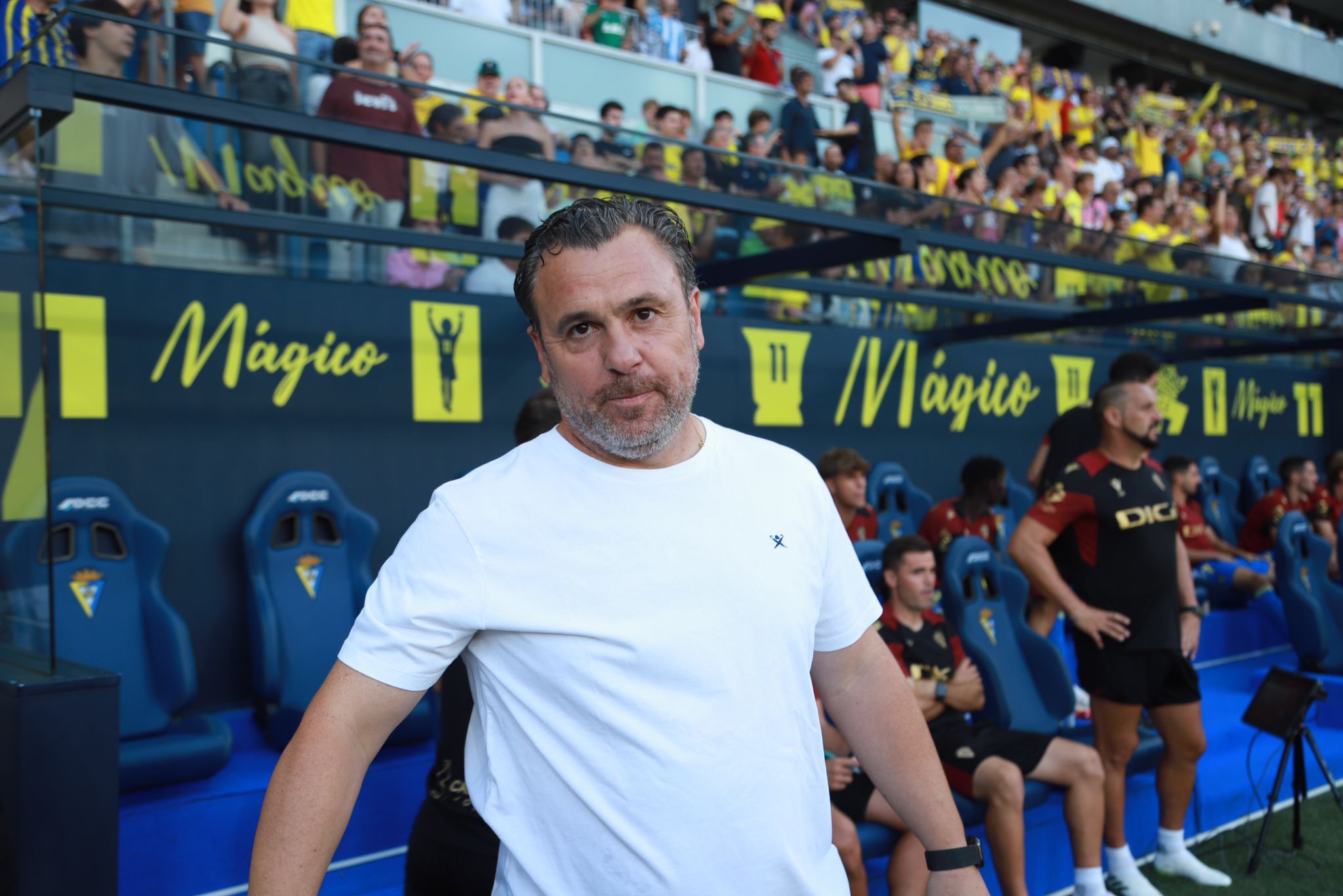 Sergio González, durante el Cádiz-Alavés.