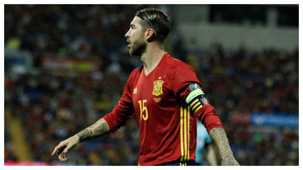  Sergio Ramos con la Selección Española. (Fuente: Cordon Press)
