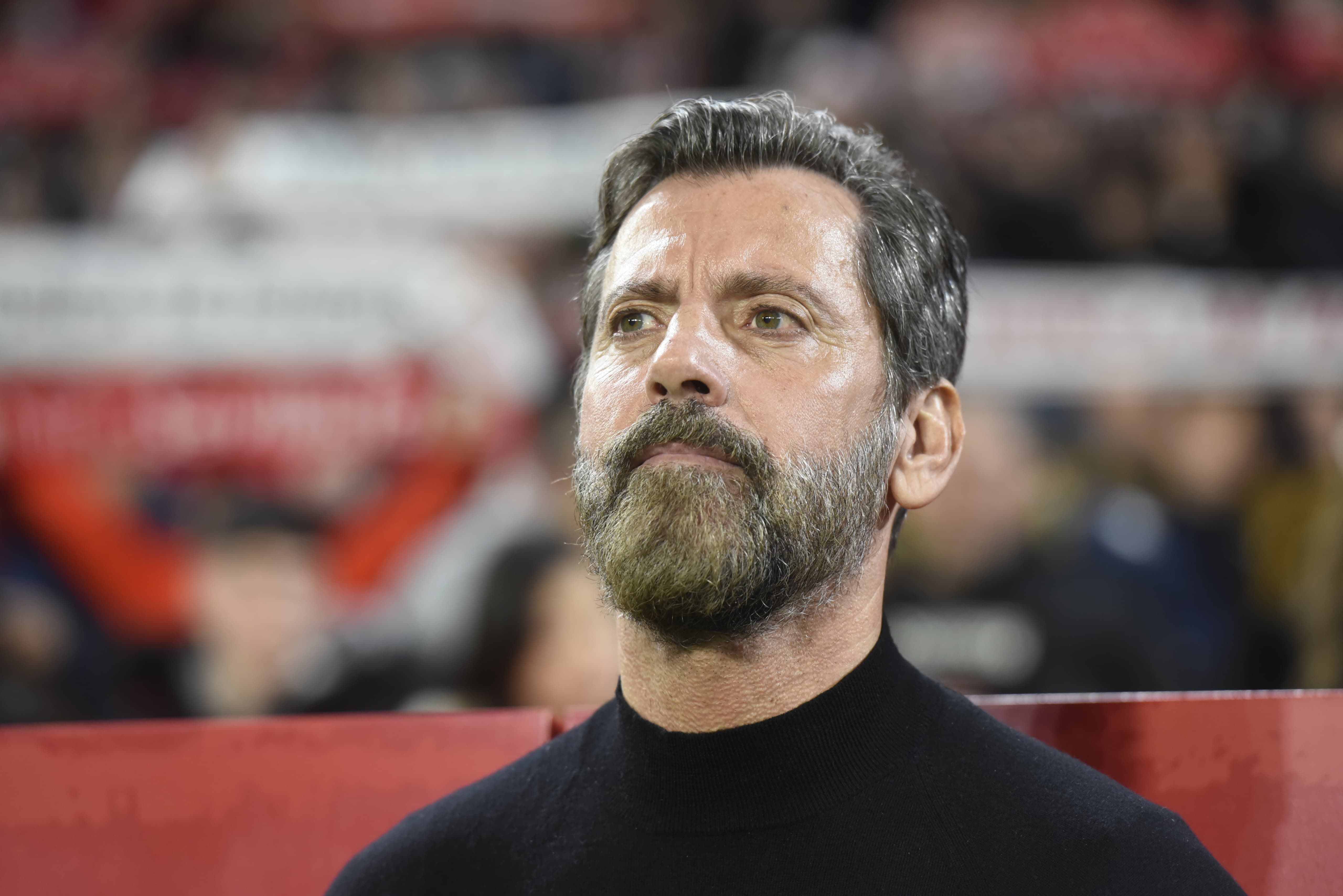 Quique Sánchez Flores, ante el Alavés.