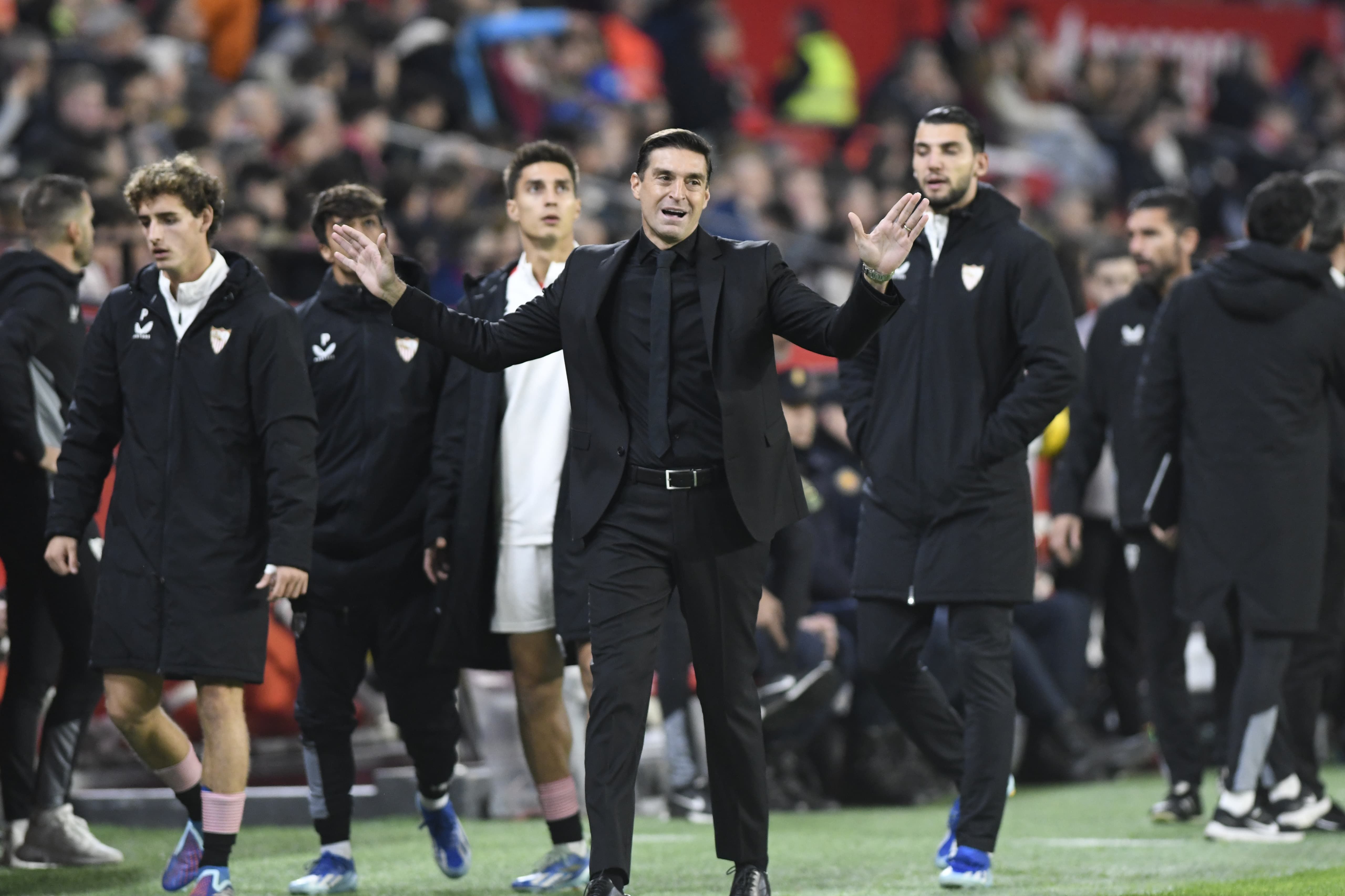  Diego Alonso, en el Sevilla-Getafe.