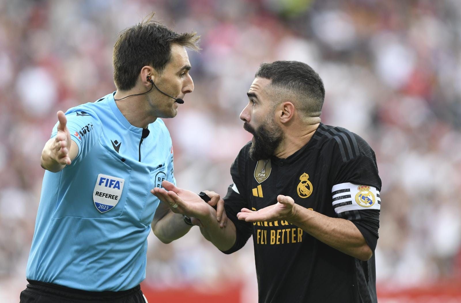  De Burgos Bengoetxea, en el Sevilla-Real Madrid.