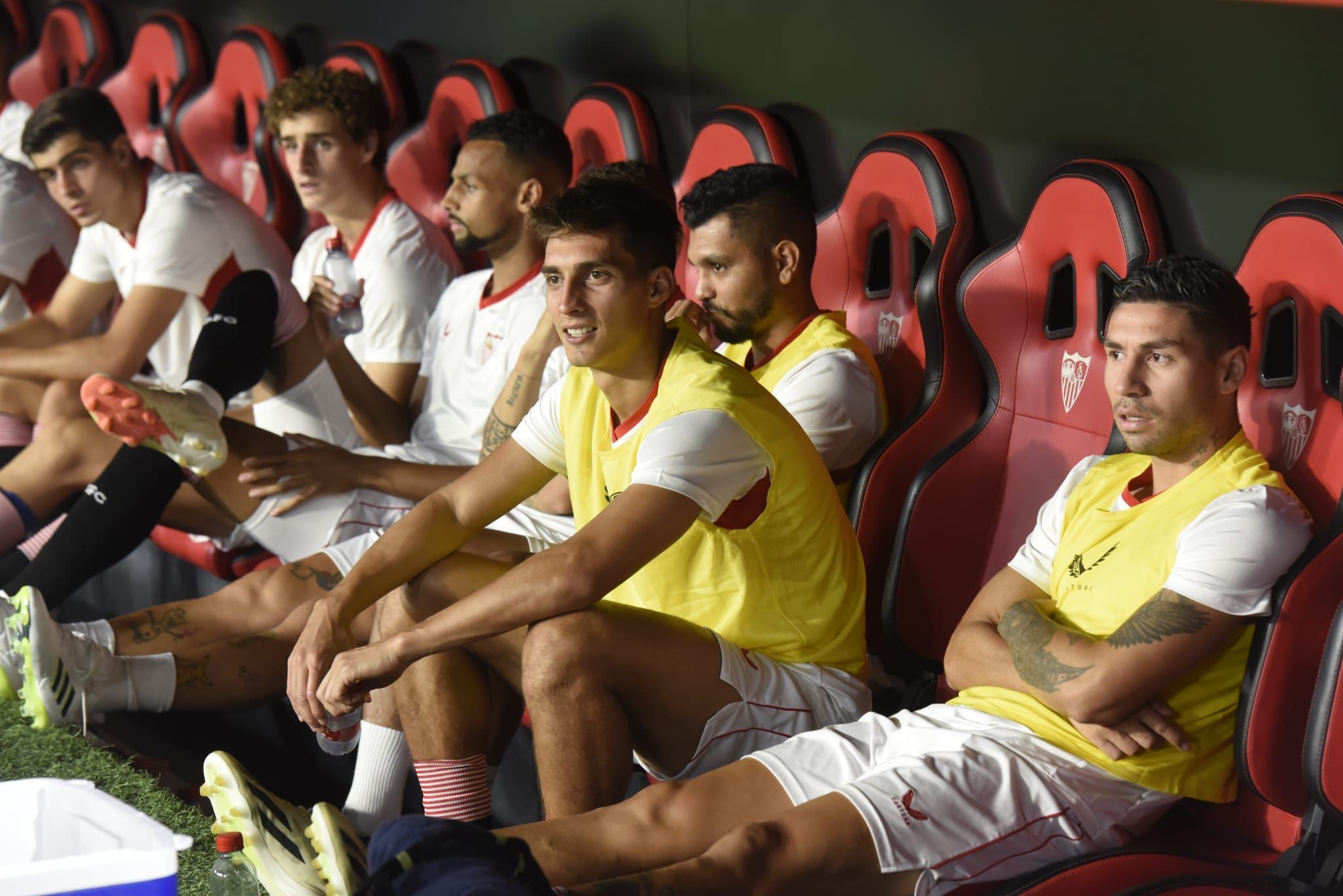  Gattoni, en el banquillo local del Sánchez-Pizjuán.