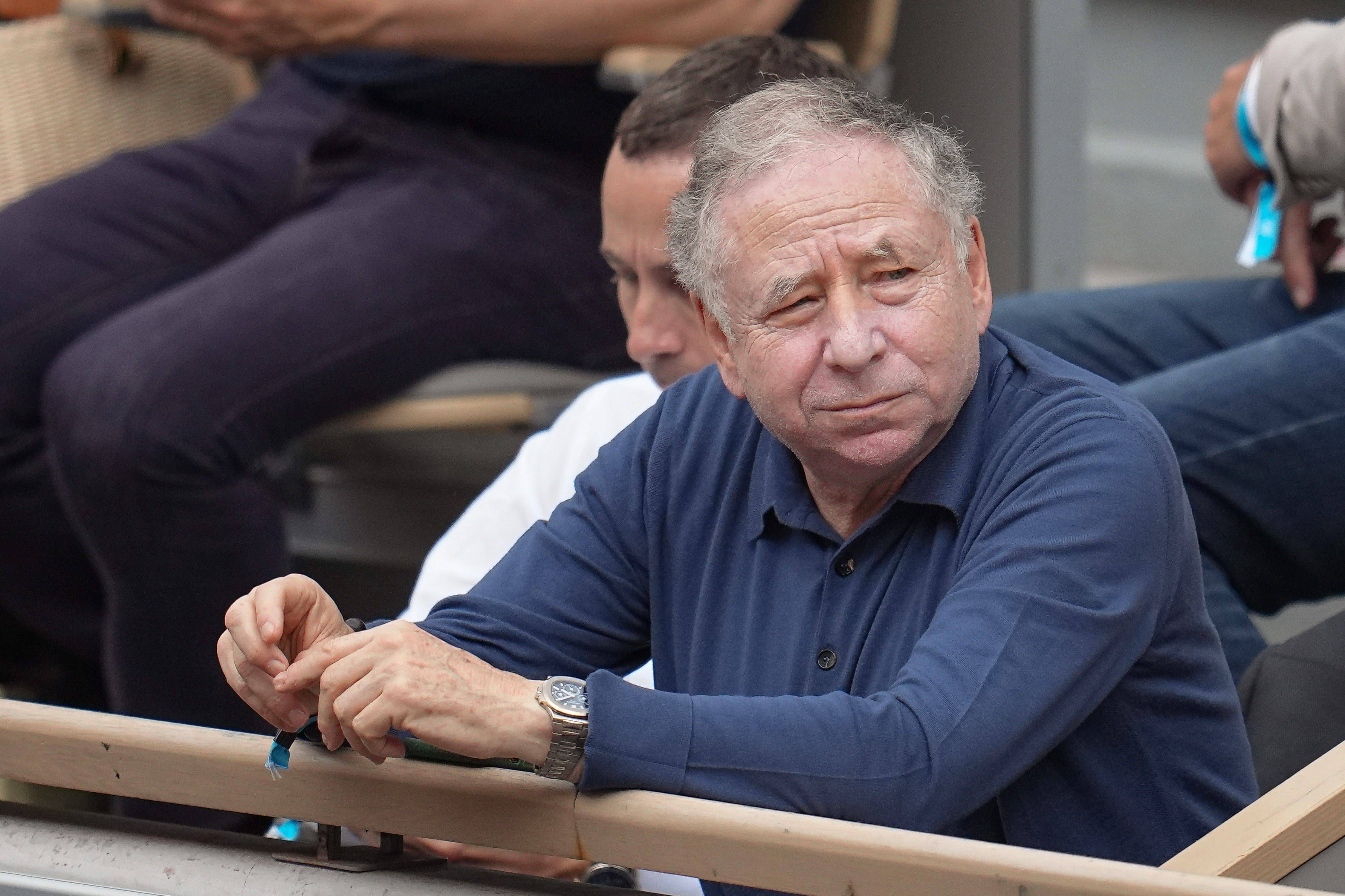  Jean Todt, en Roland Garros.