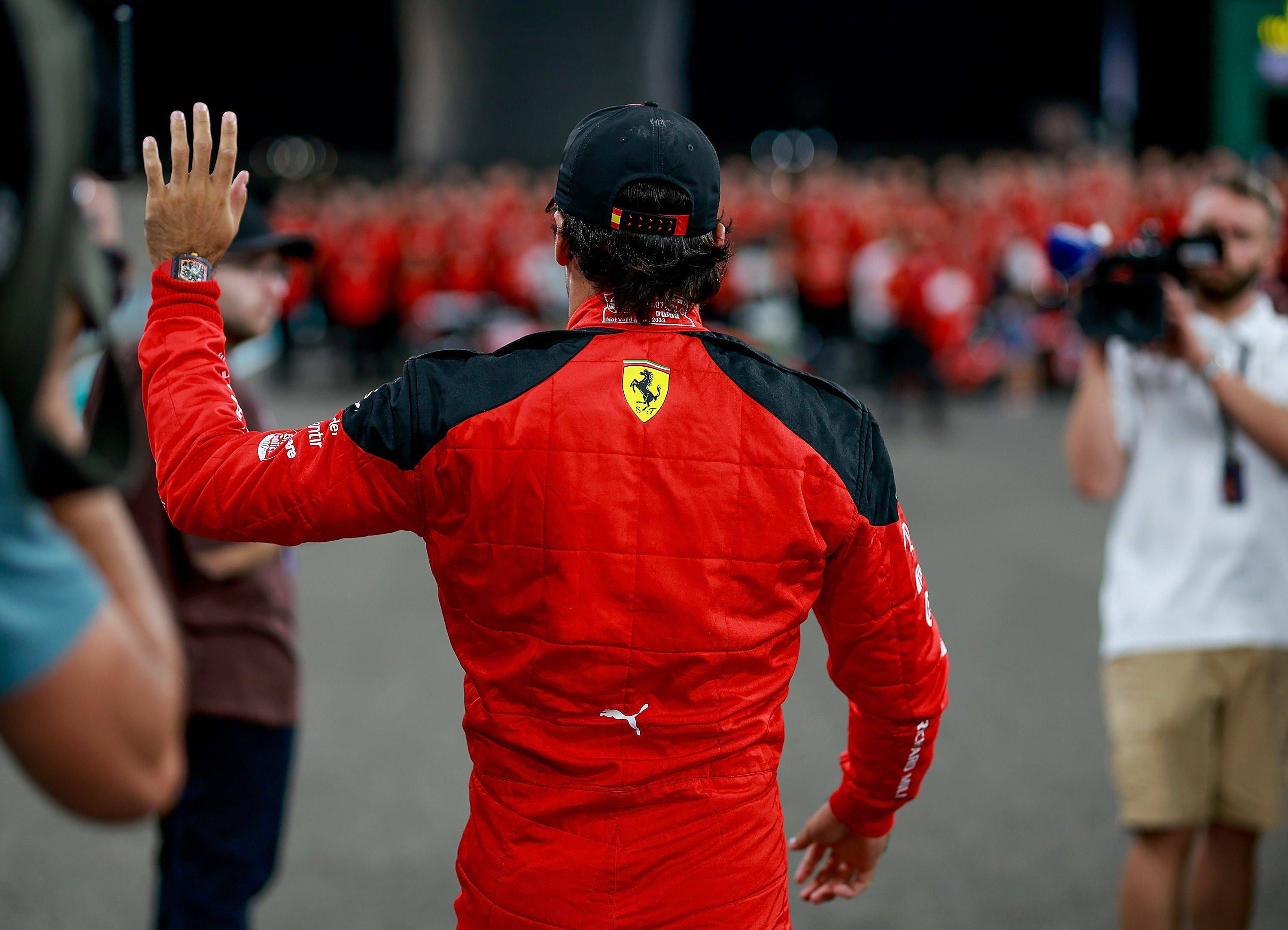 Carlos Sainz, en el GP de Abu Dabi.
