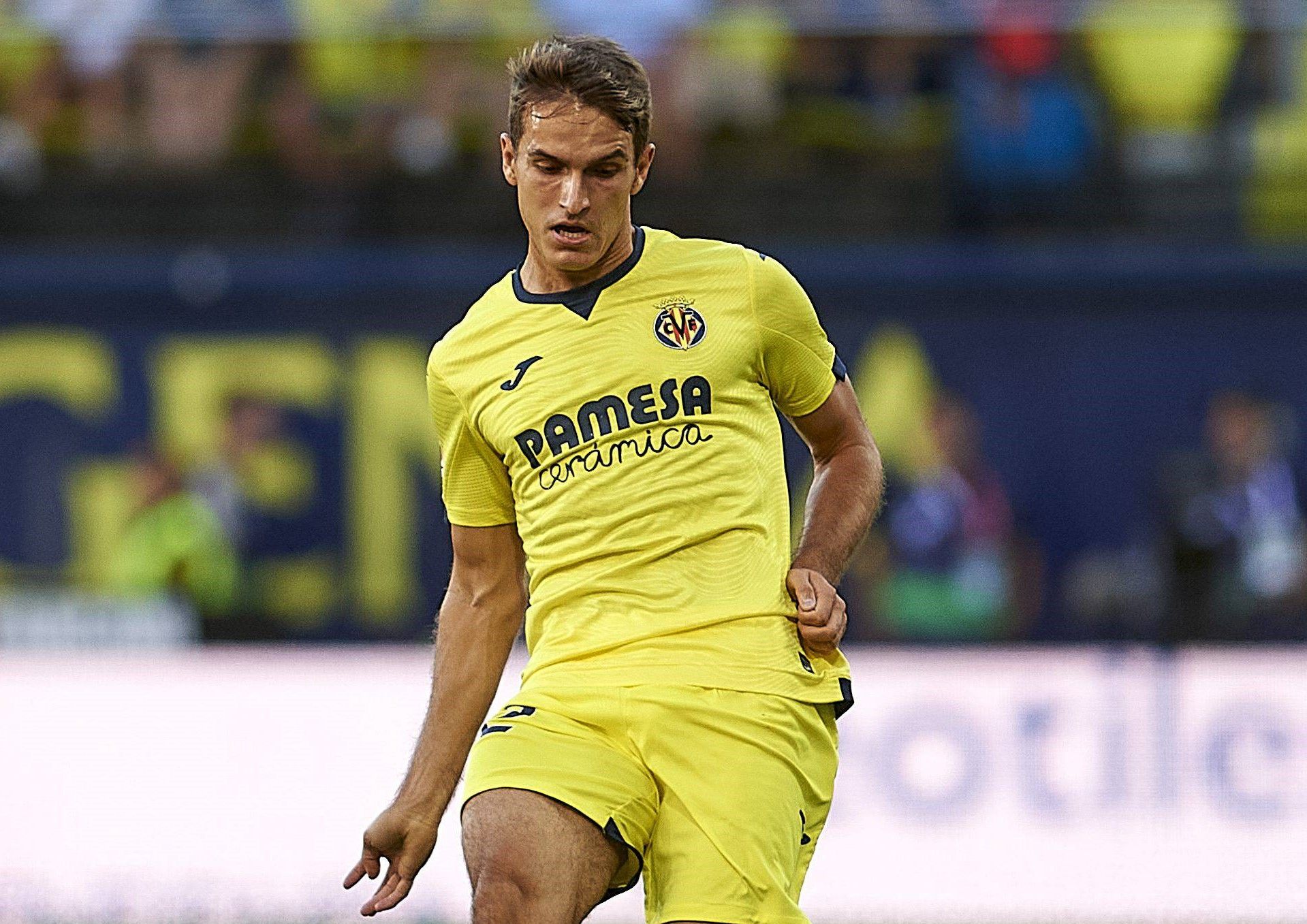 Denis Suárez, con el Villarreal.