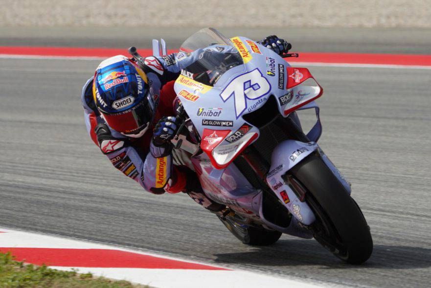  Álex Márquez, durante el GP de Montmeló.