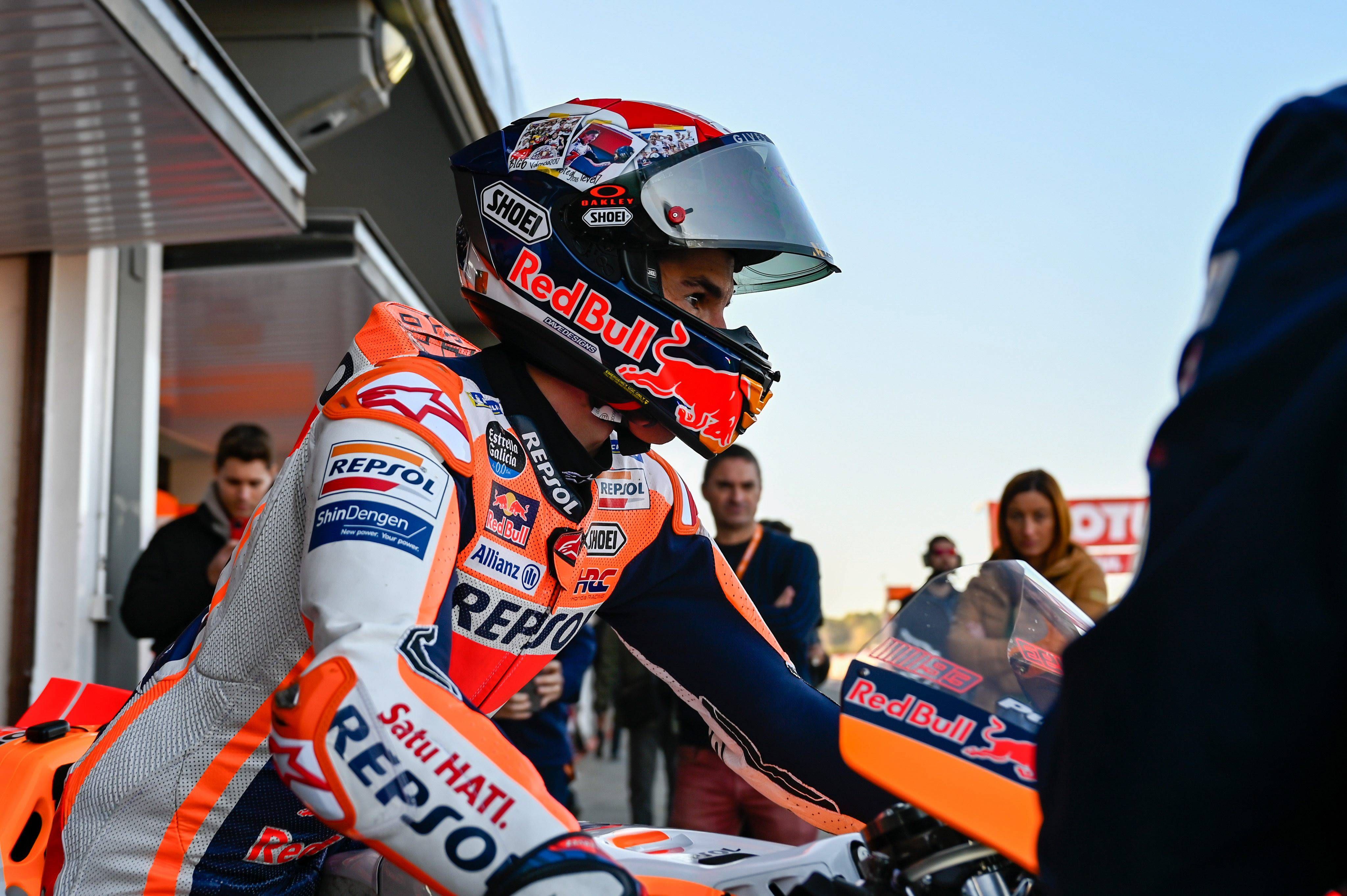 Marc Márquez, en el GP de Valencia.