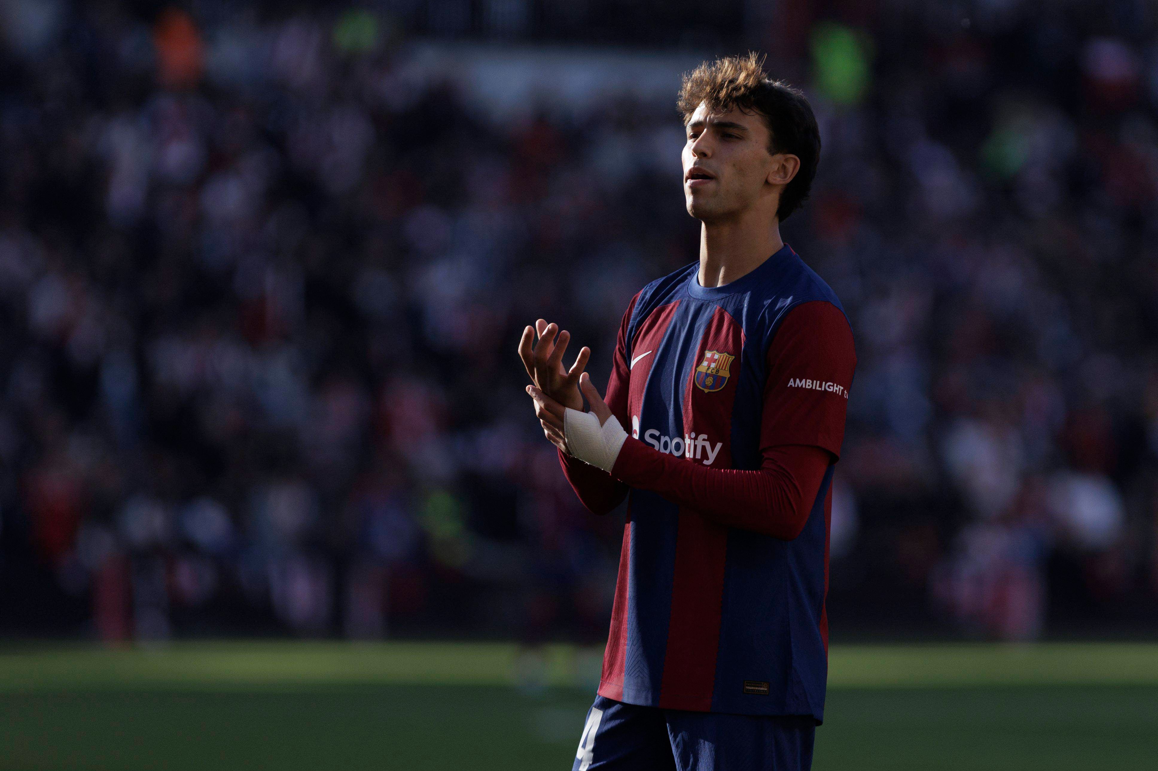  Joao Félix, en el Rayo-Barcelona.