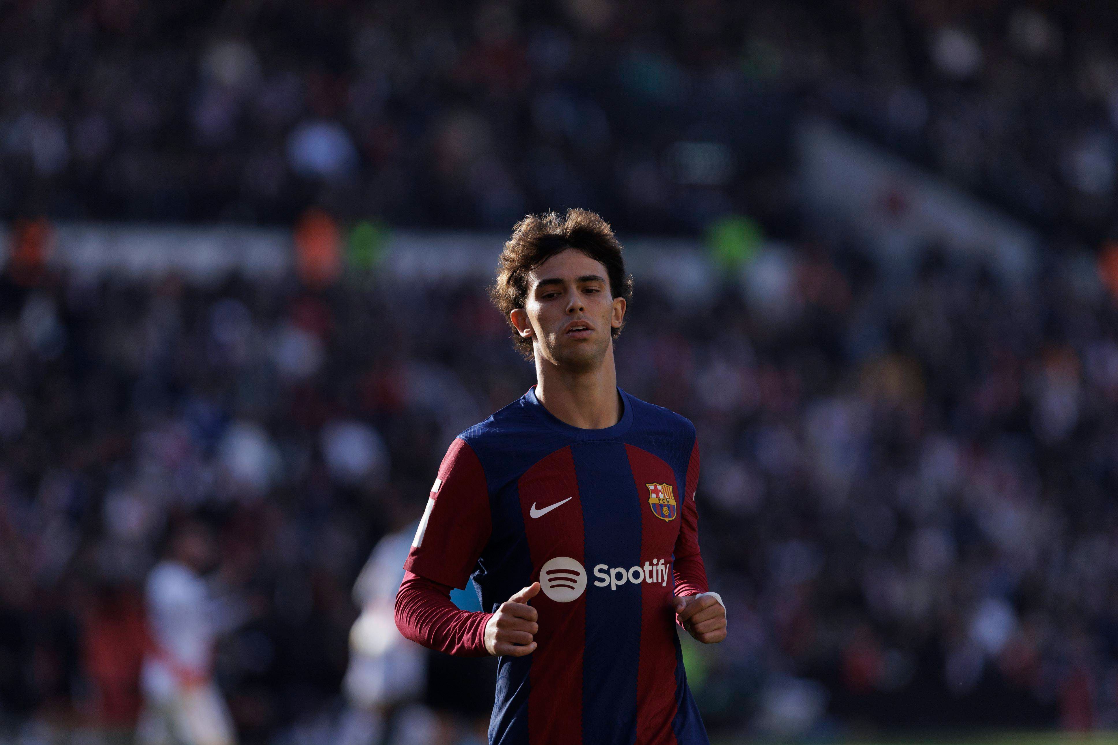  Joao Félix, en el Rayo-Barcelona.