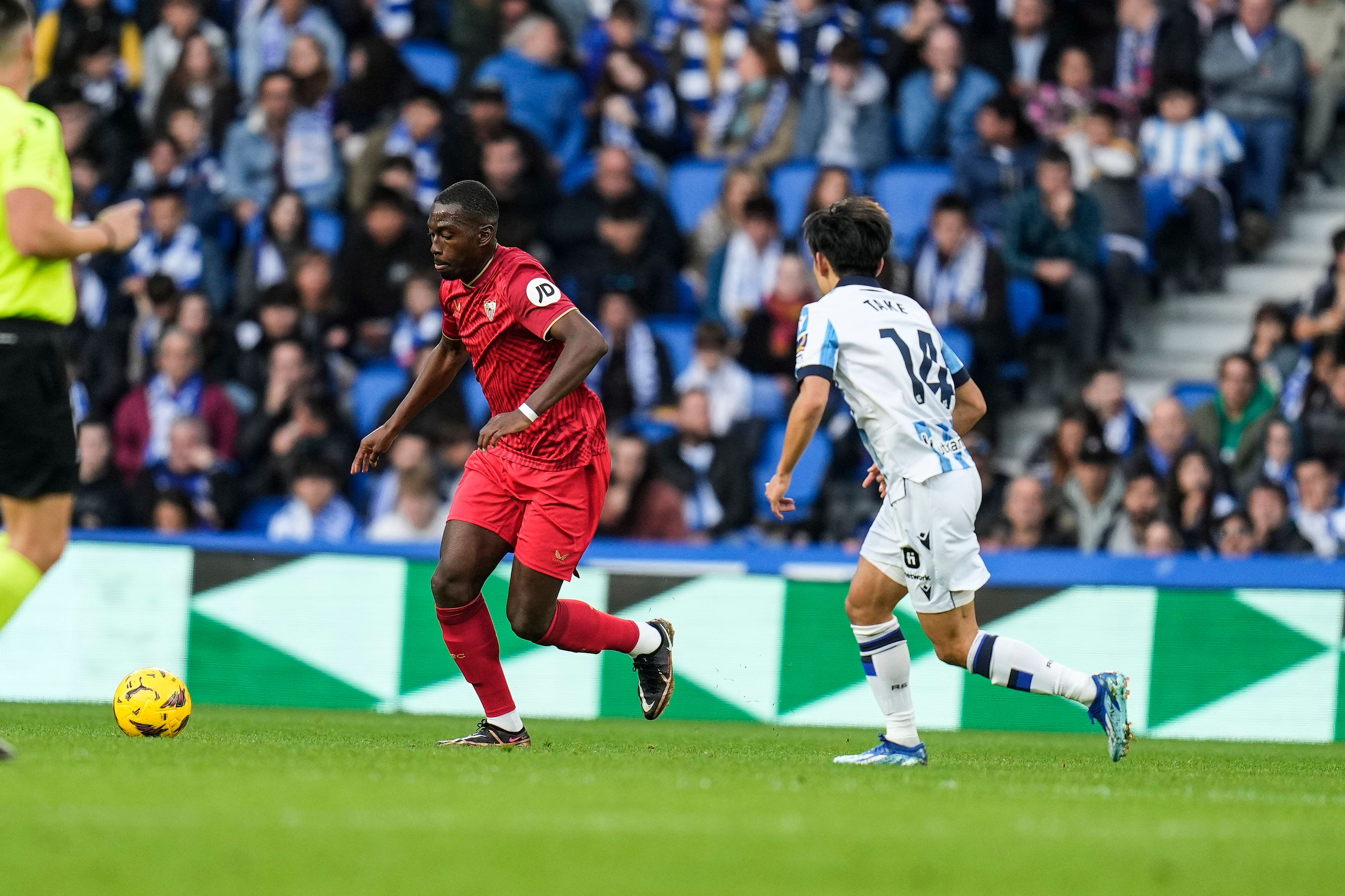 Soumaré, ante la Real Sociedad.