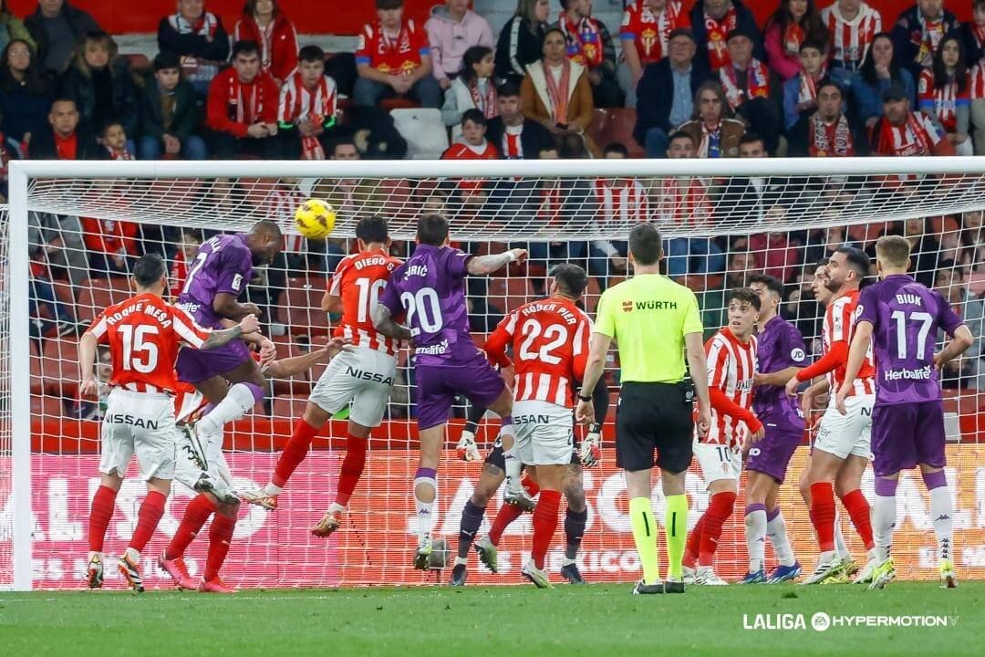 Lance del Real Sporting - Valladolid.