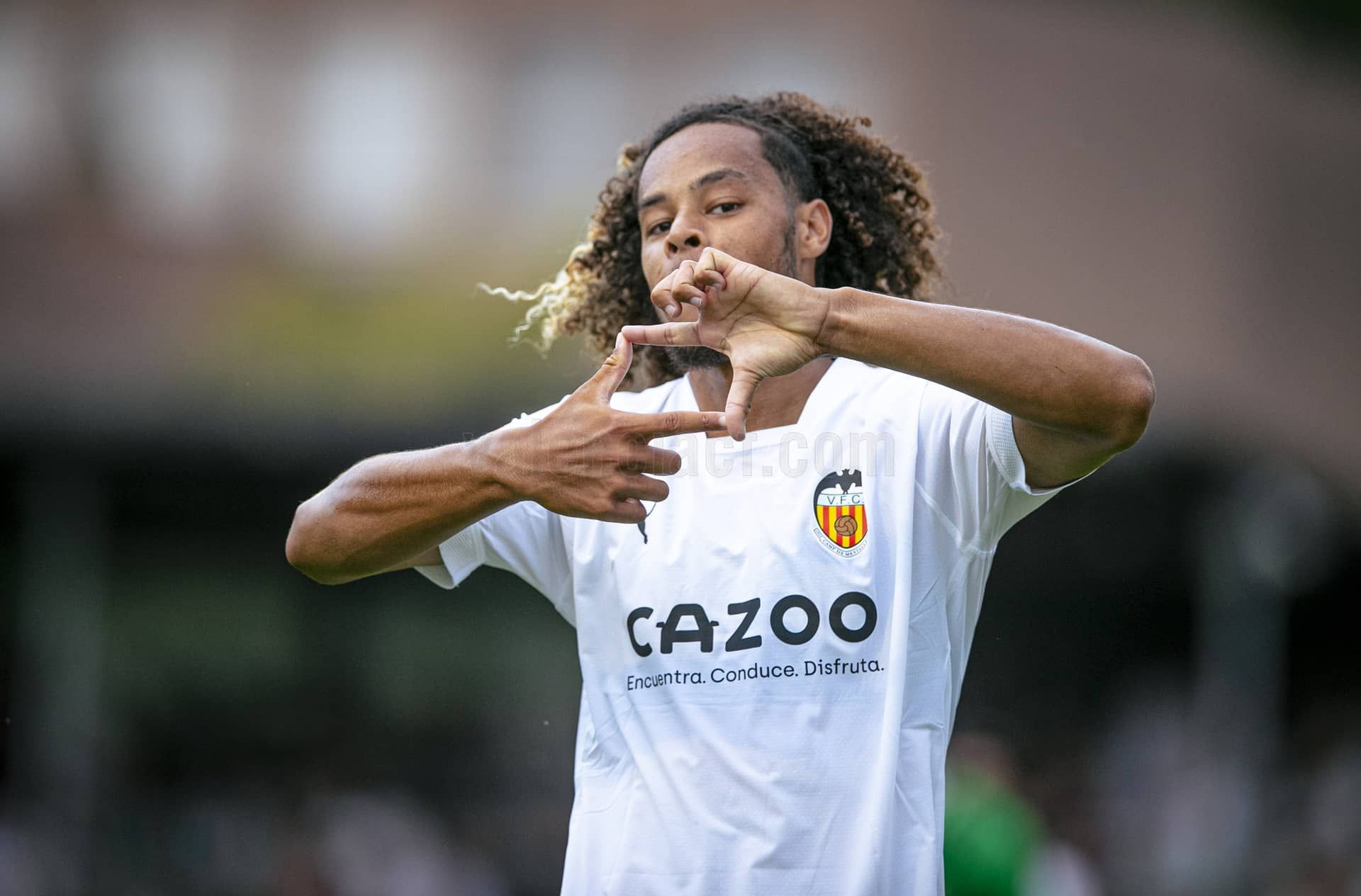  Koba en el St Gallen-Valencia CF