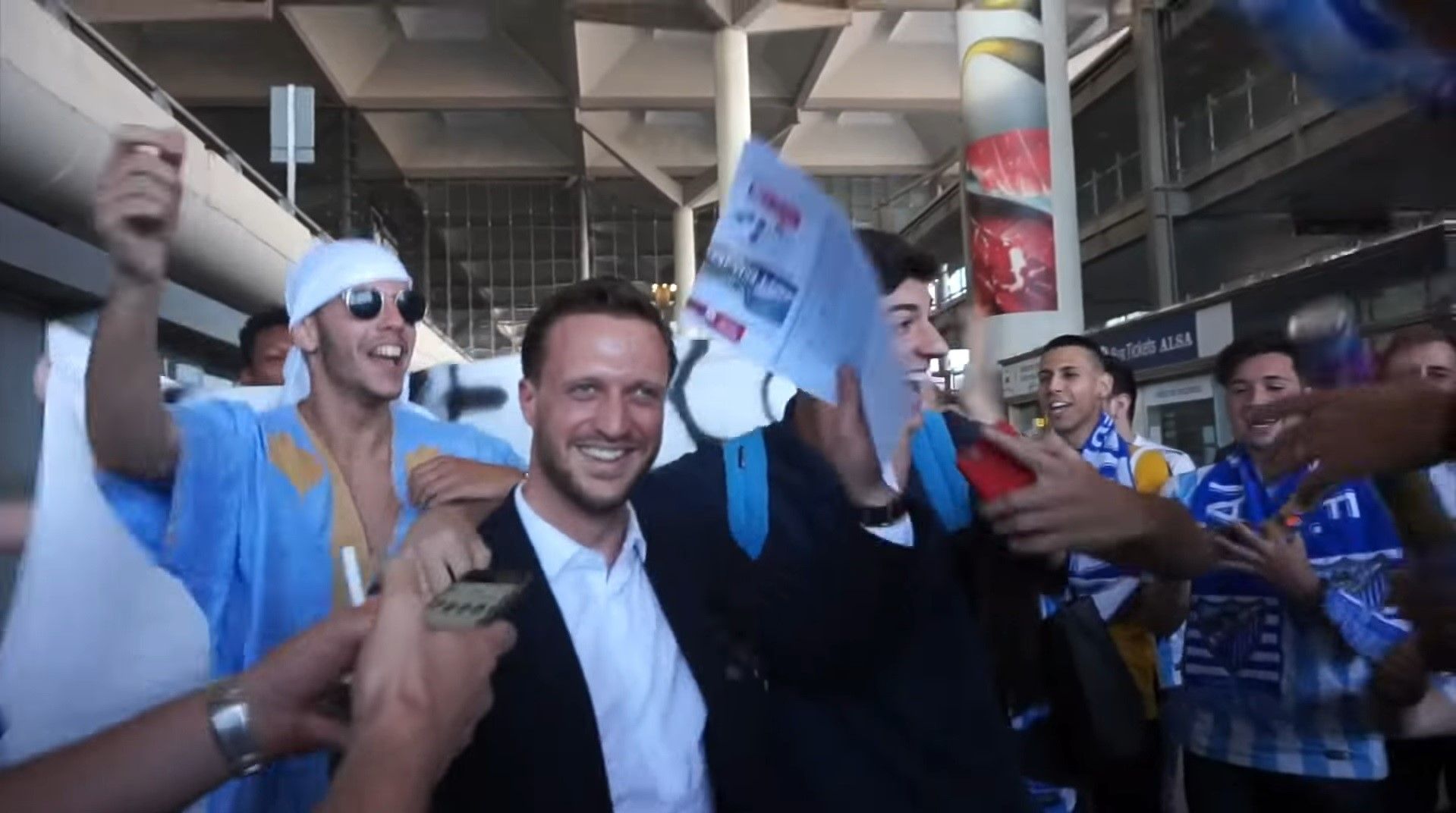  Steven, el "fichaje" del Málaga CF según unos aficionados.