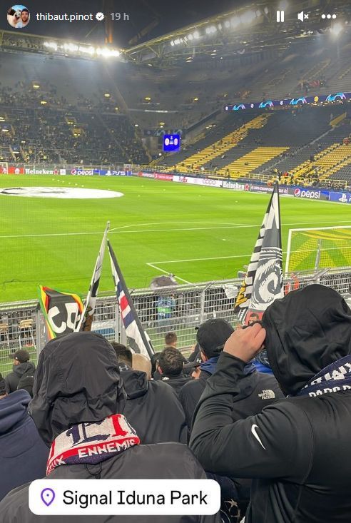  Thibaut Pinot, presente en el Signal Iduna Park (@thibaut.pinot)