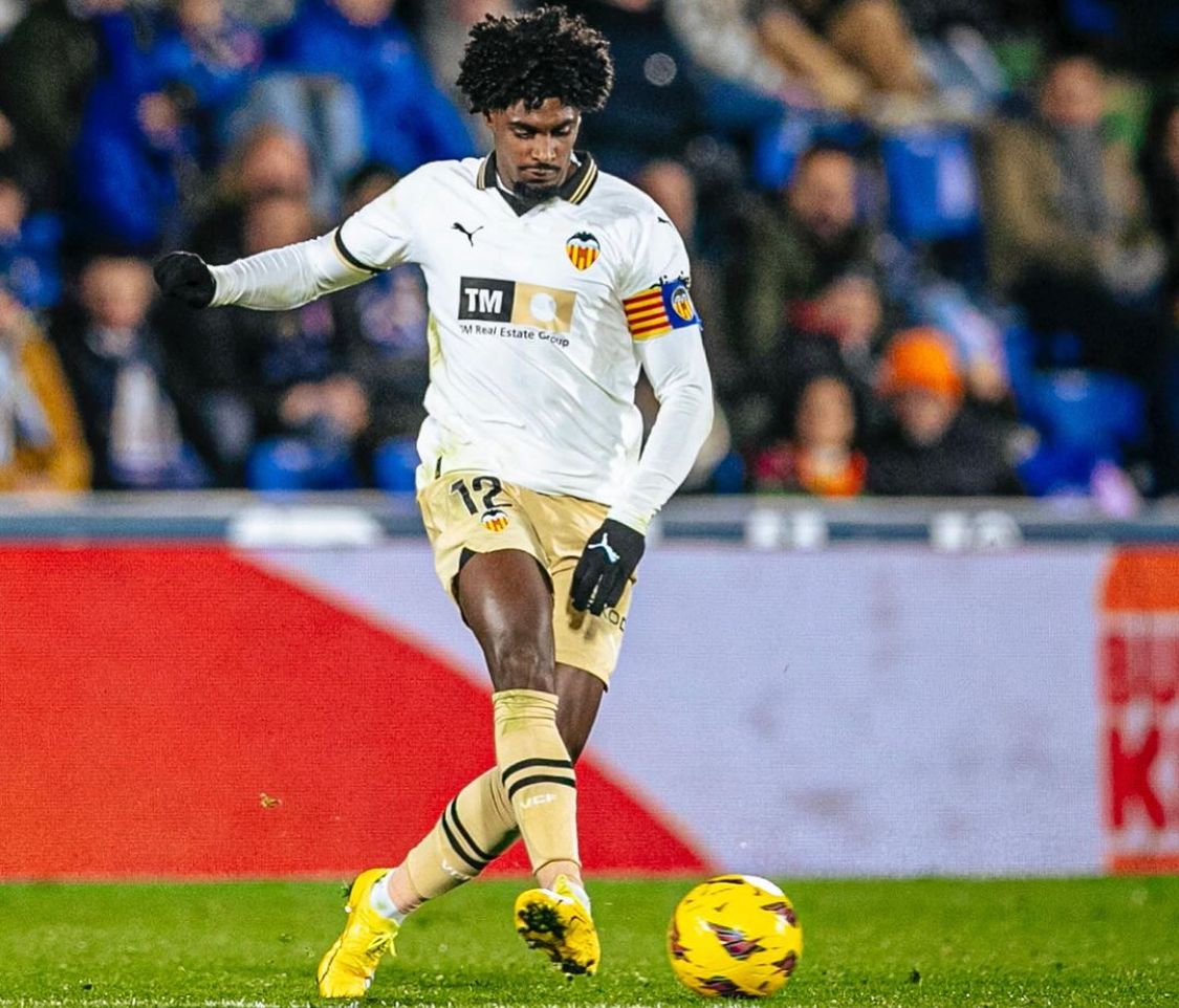  Thierry, ante el Getafe CF.