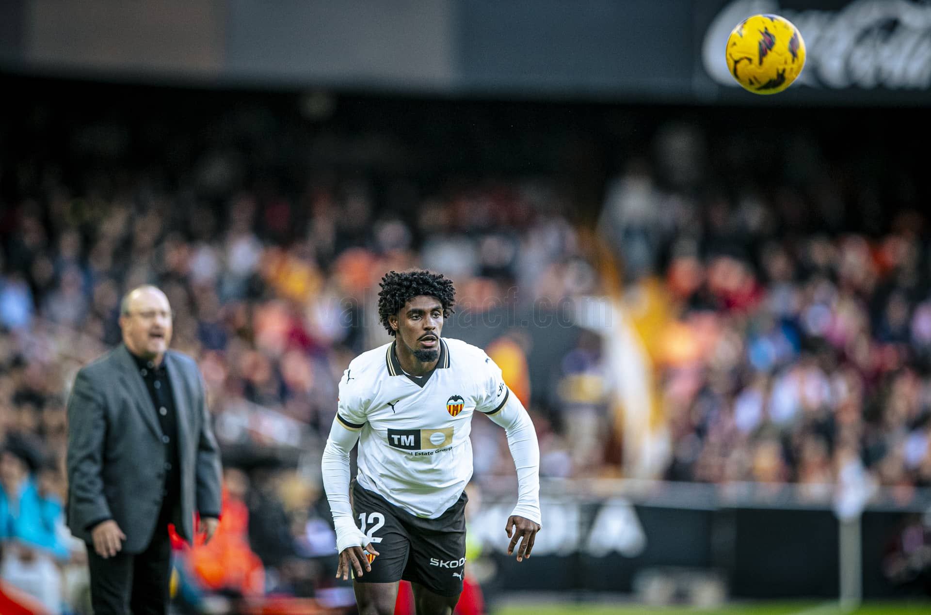  Thierry Correia en el Valencia CF - Celta.
