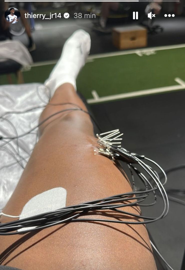  Thierry ya empieza su recuperación.