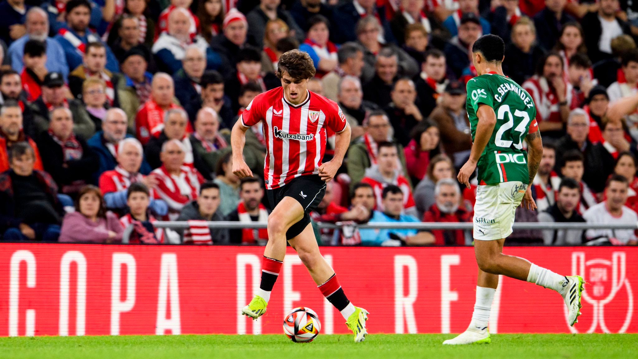  Unai Gómez, durante su partido ante el Alavés en Copa del Rey. (Fuente: Athletic Club)