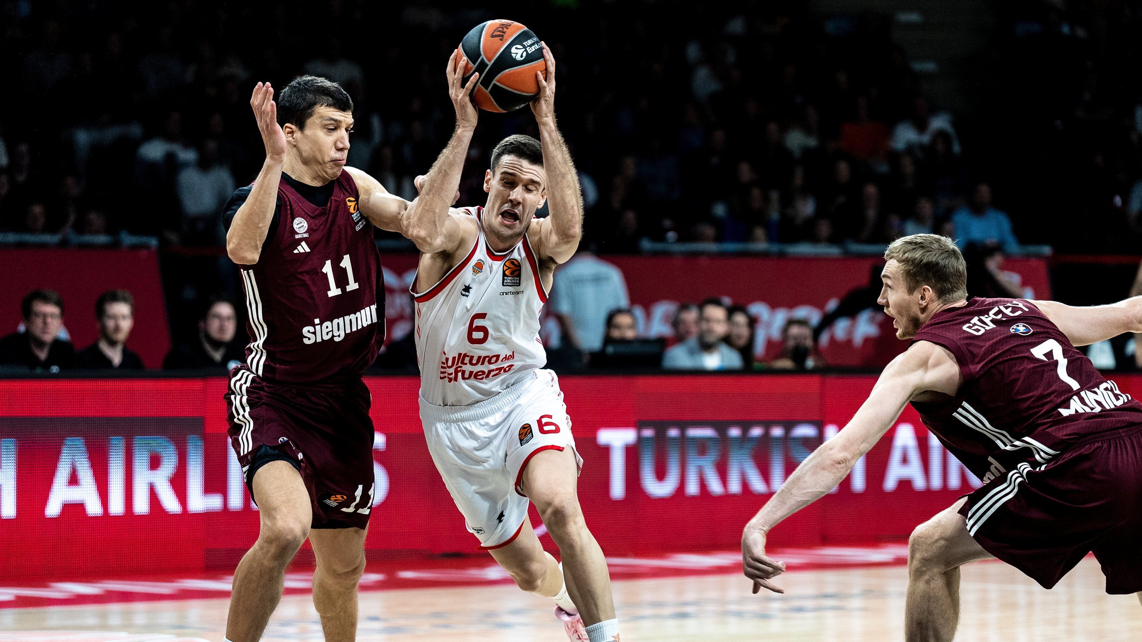  Valencia Basket pierde en los últimos segundos en la pista del FC Bayern Munich (85-84)