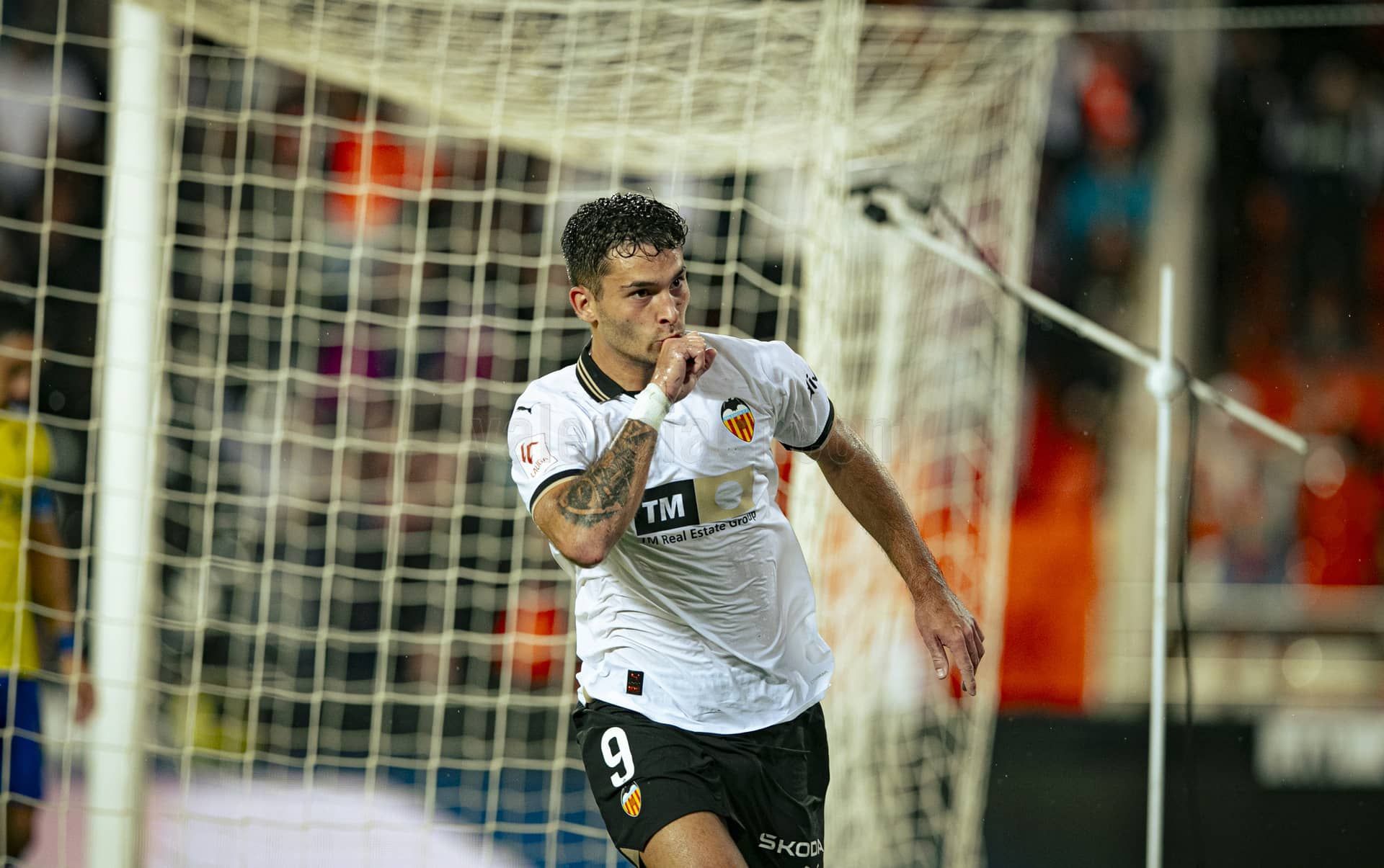  Hugo Duro en el Valencia-Cádiz