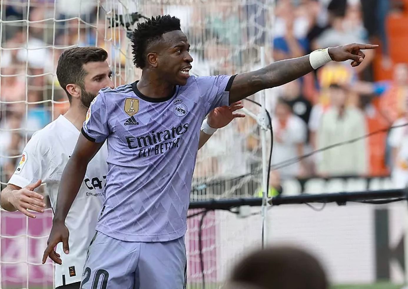 Vinícius en Mestalla