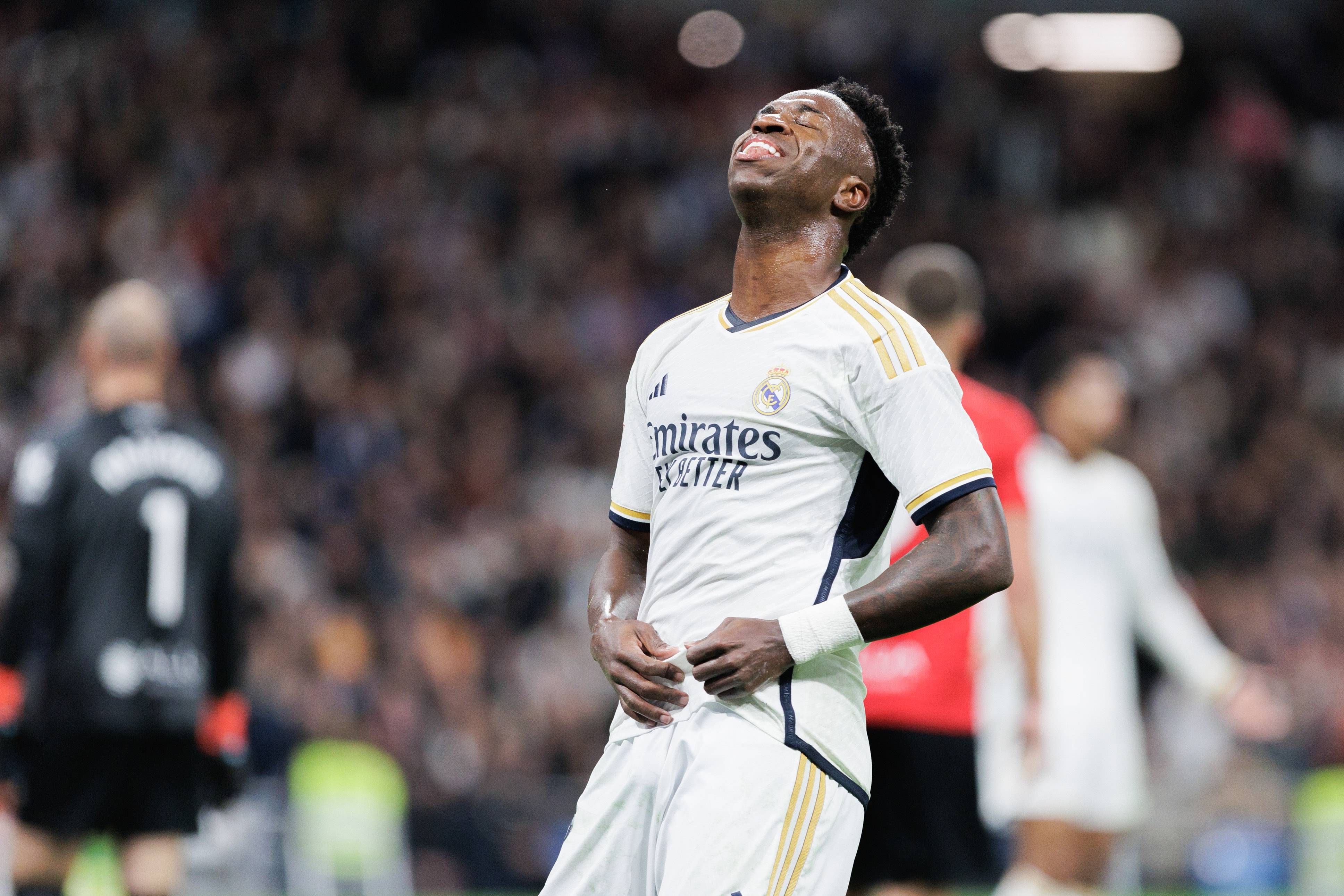  Vinicius Jr durante el partido ante el Mallorca. (Fuente: Cordon Press)