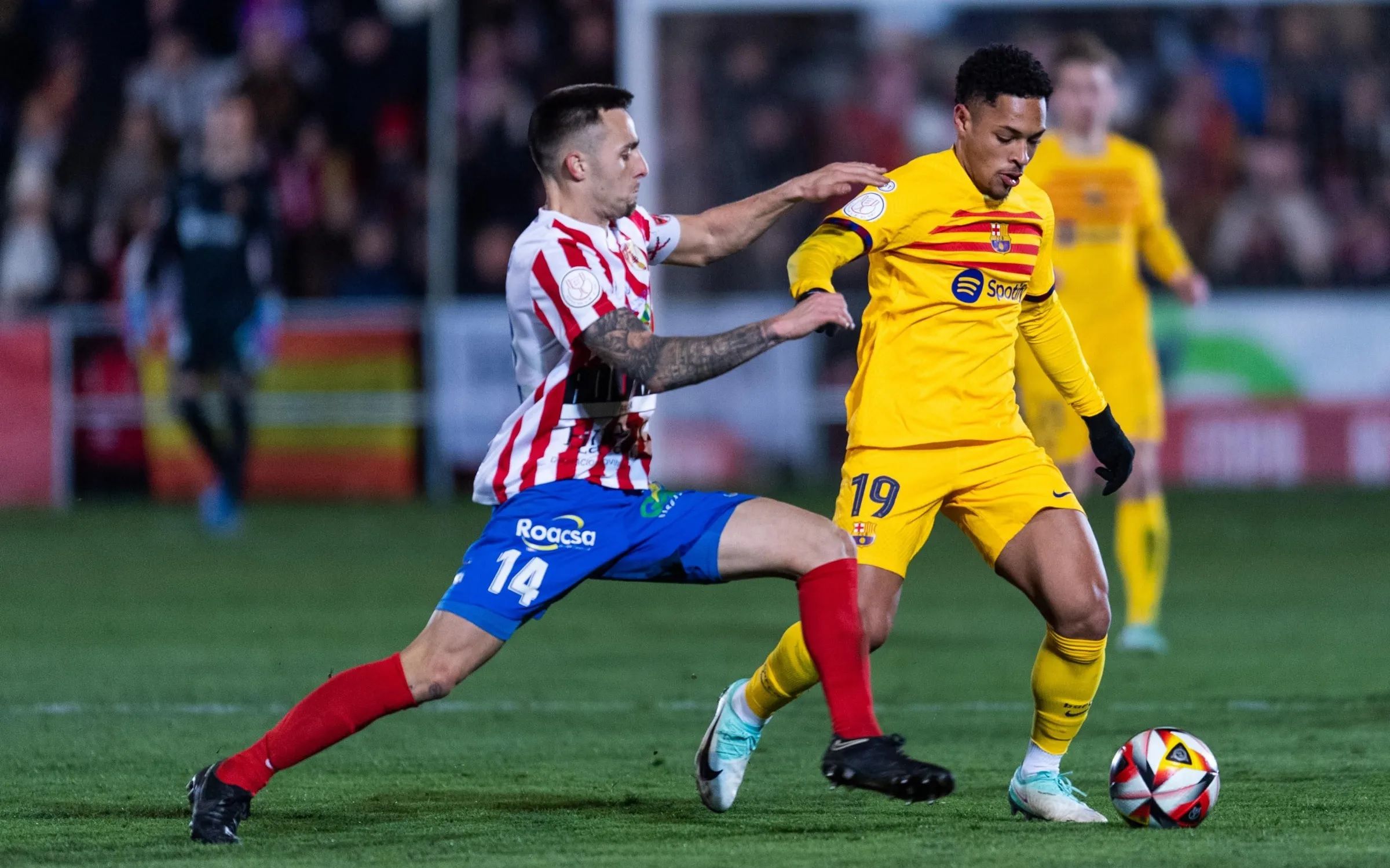  Vitor Roque, en el Barbastro-Barcelona.