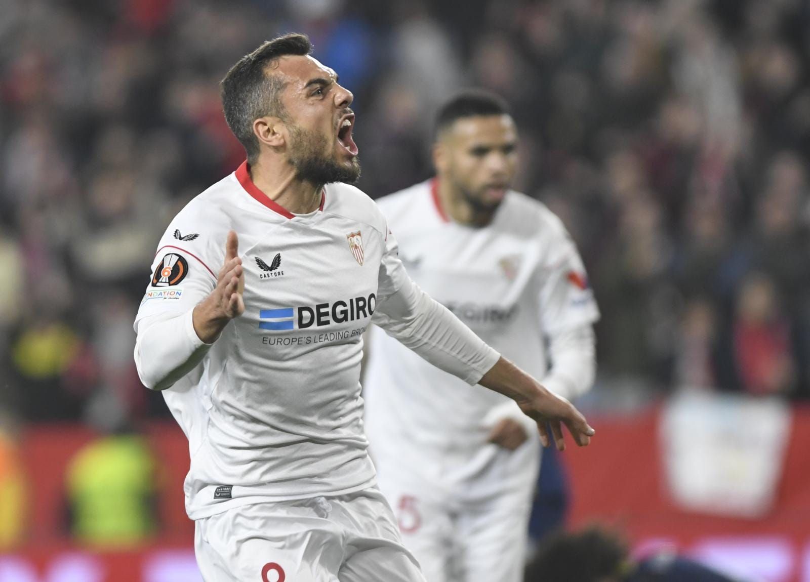 Celebración del gol de Jordán (Foto: Kiko Hurtado).