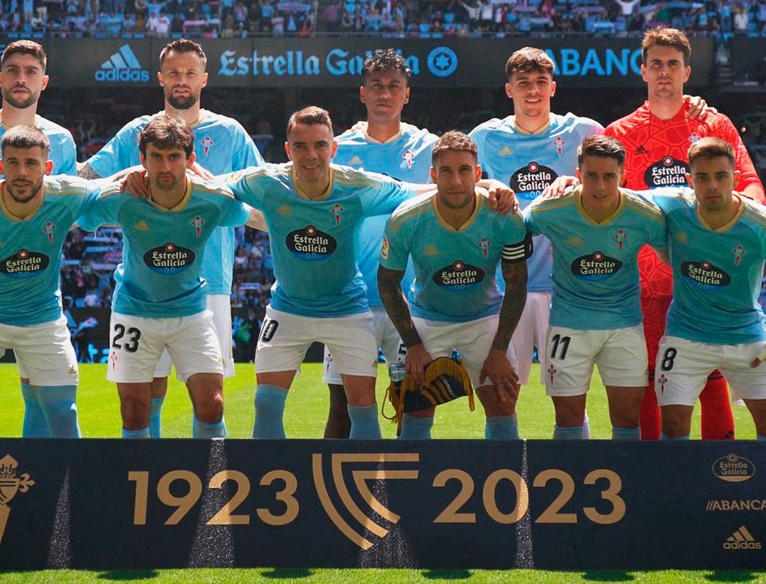 El once ante el Valencia (Foto: RC Celta).