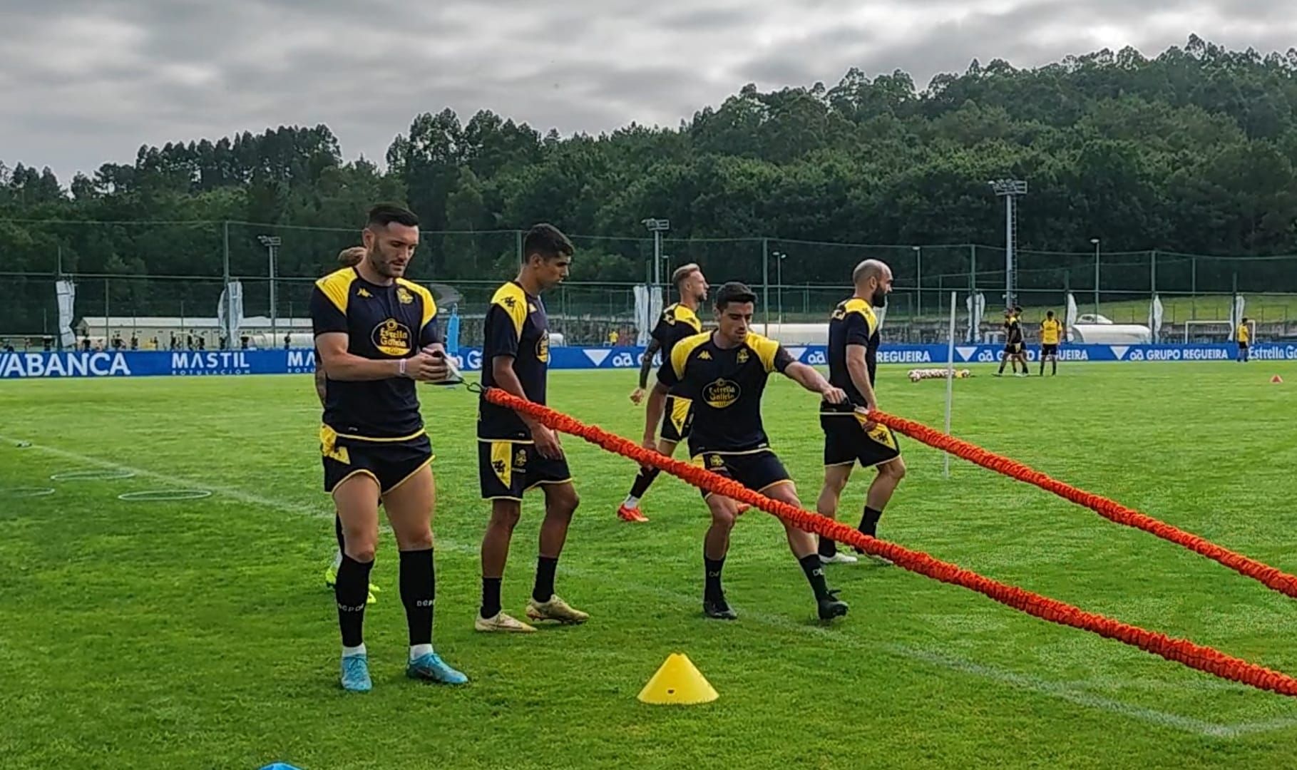  Entrenamiento del Deportivo en Abegondo