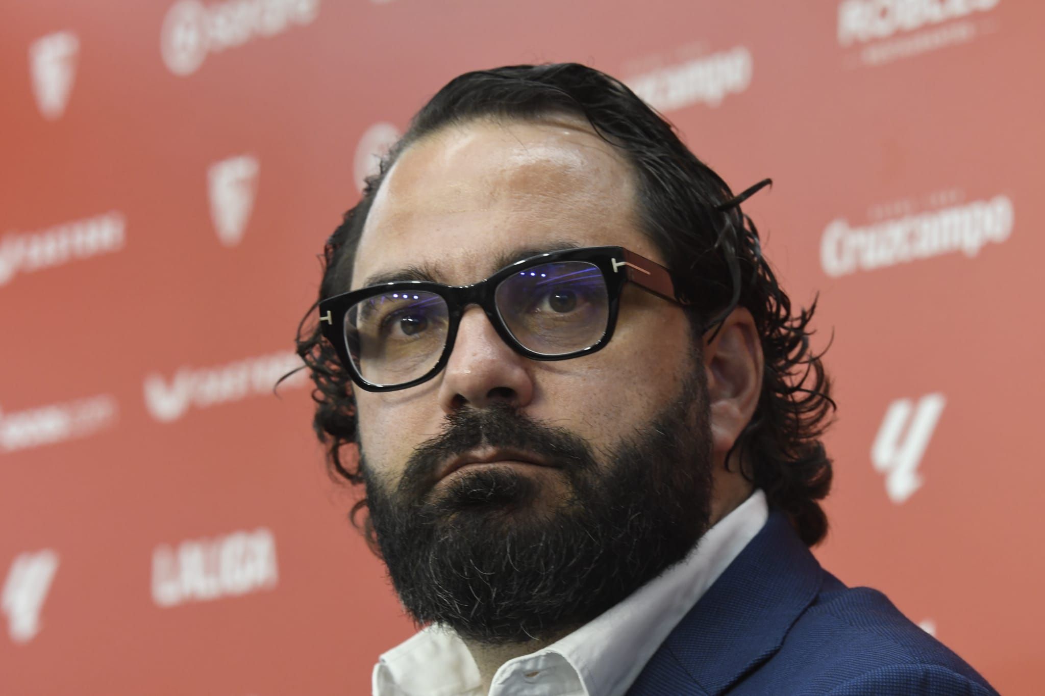  Víctor Orta, en la presentación de Sergio Ramos.