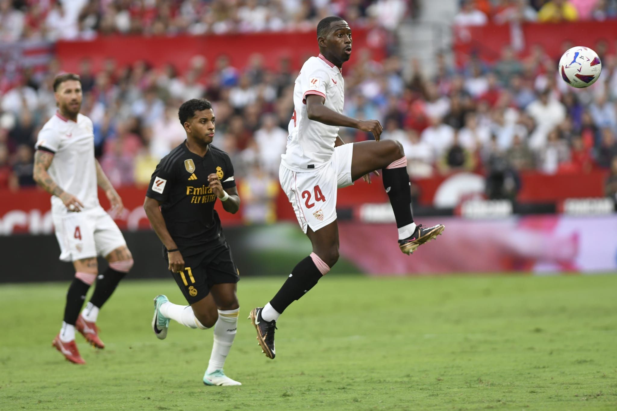 Soumaré, ante el Real Madrid.