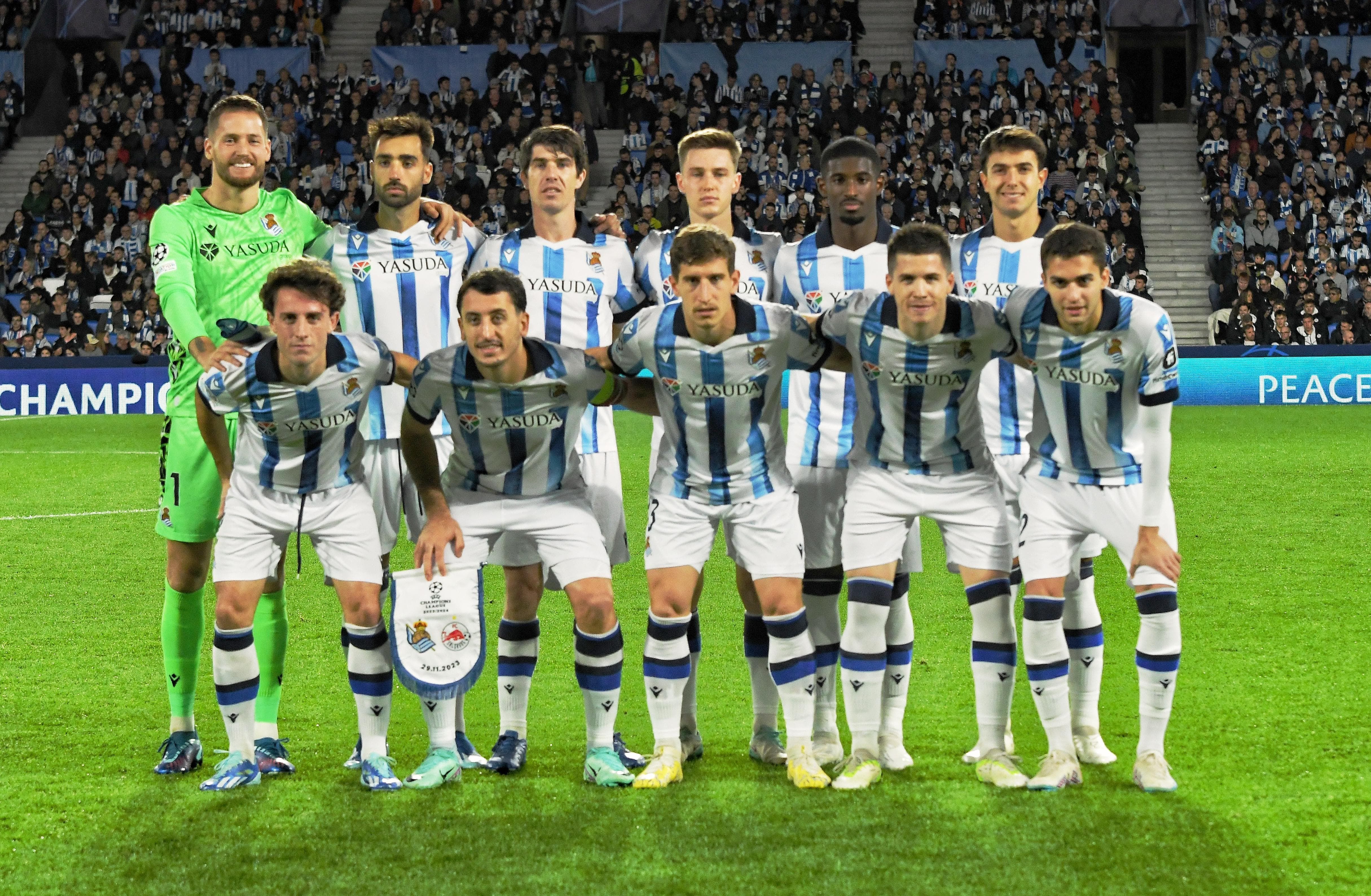 El once de Imanol en el Real Sociedad - Salzburgo (Foto: Giovanni Batista).