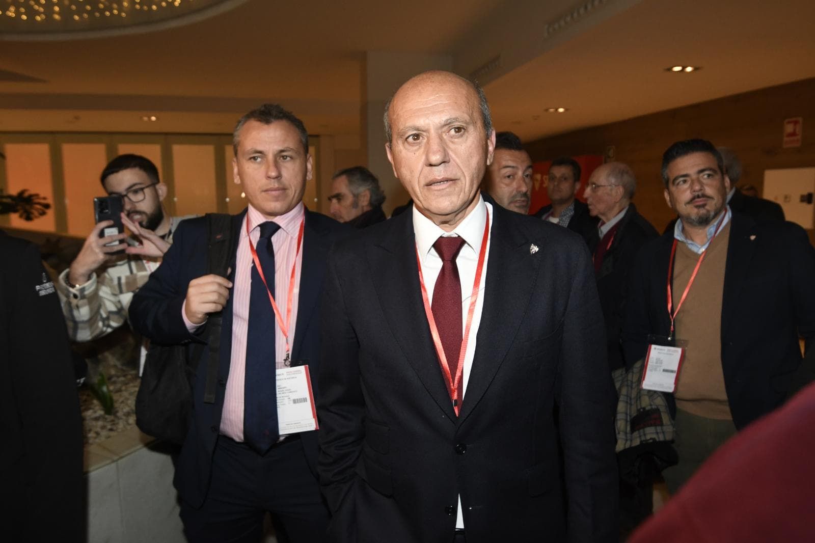 Llegada de José María del Nido Benavente a la Junta 2023.