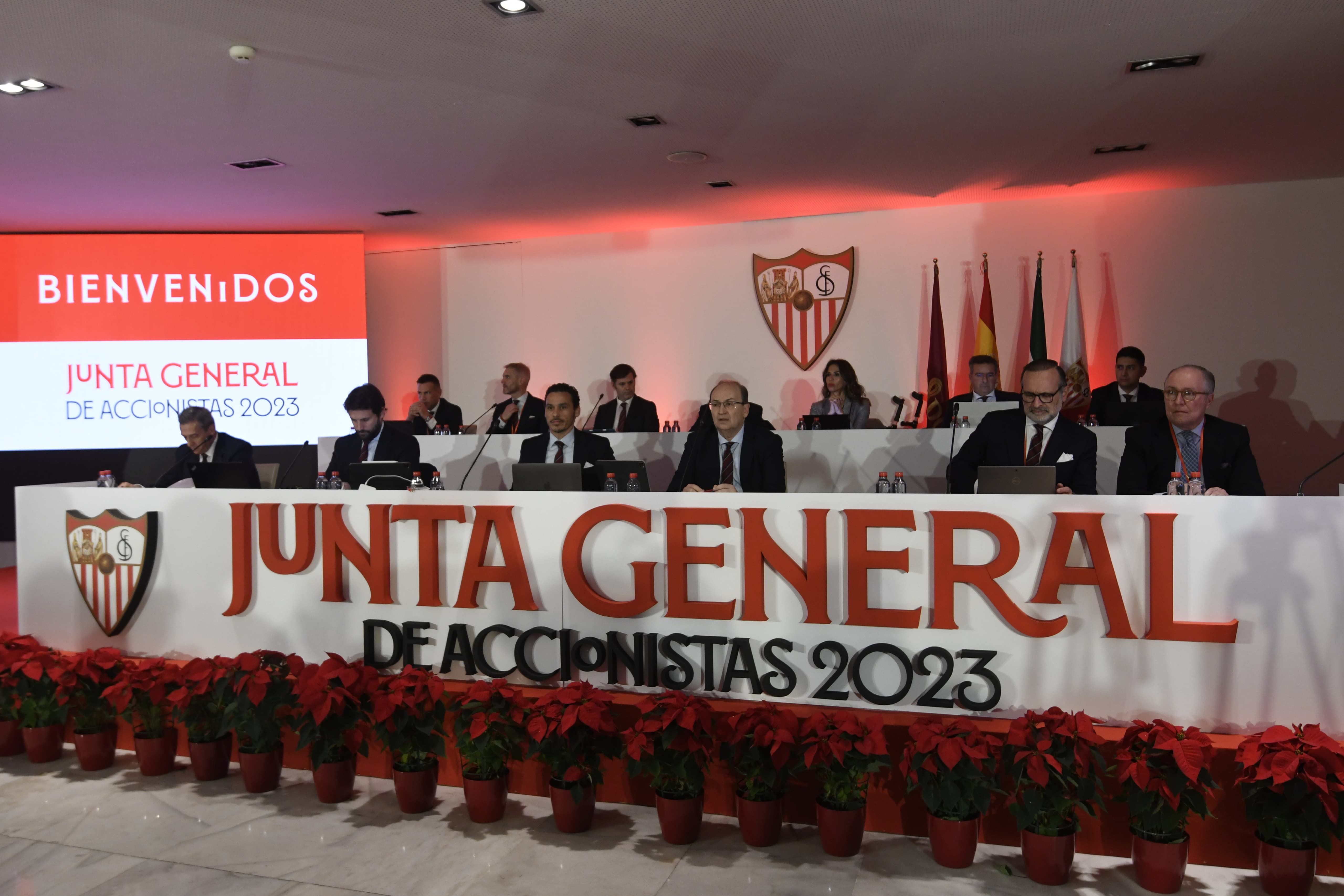 Imagen previa a la Junta de Accionistas 2023.