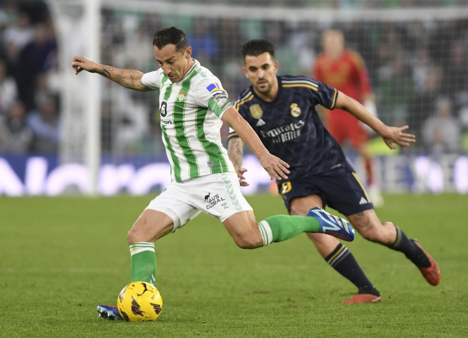  Guardado, ante el Real Madrid.