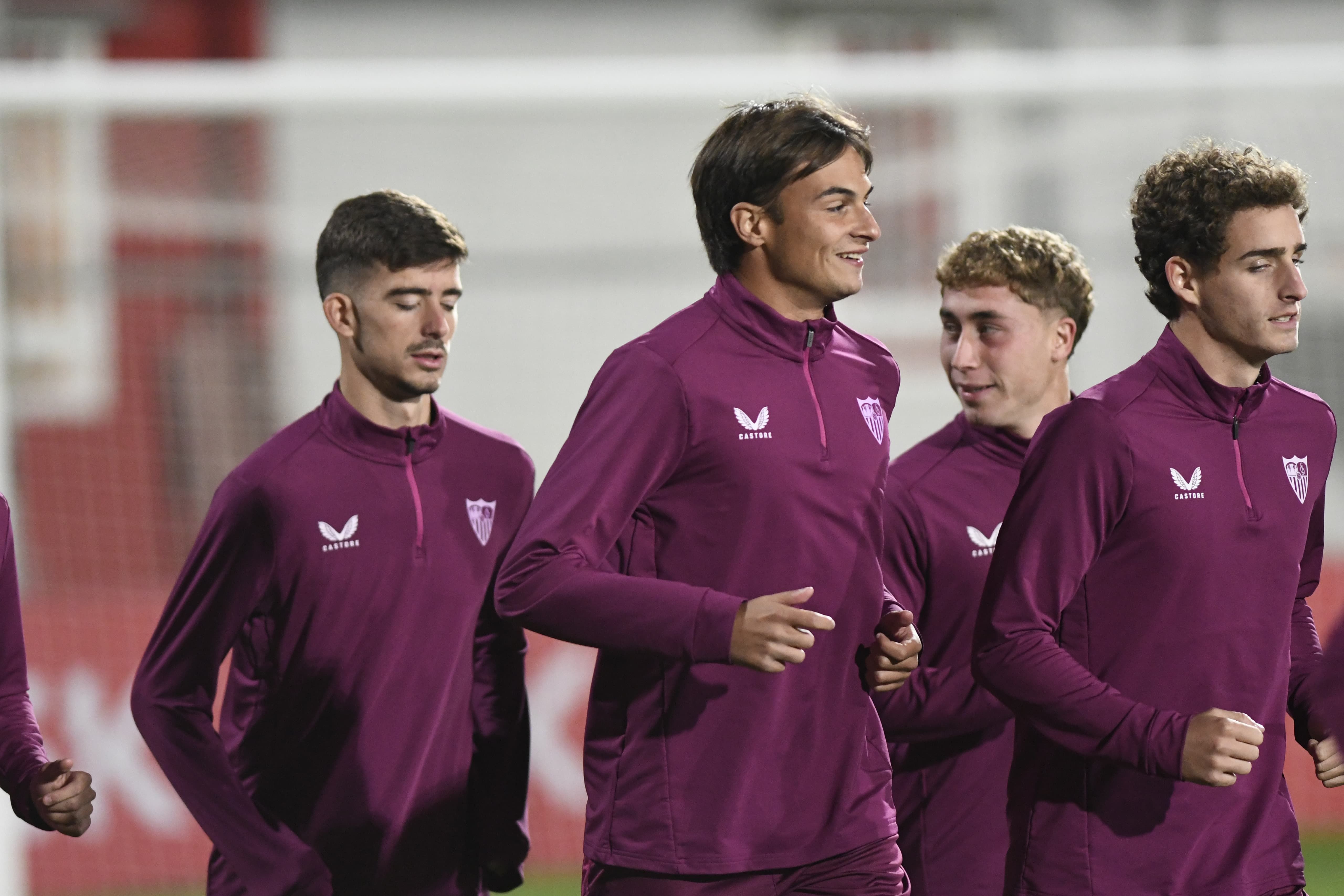 Lulo da Silva, en el primer entrenamiento de Quique (Foto: Kiko Hurtado).
