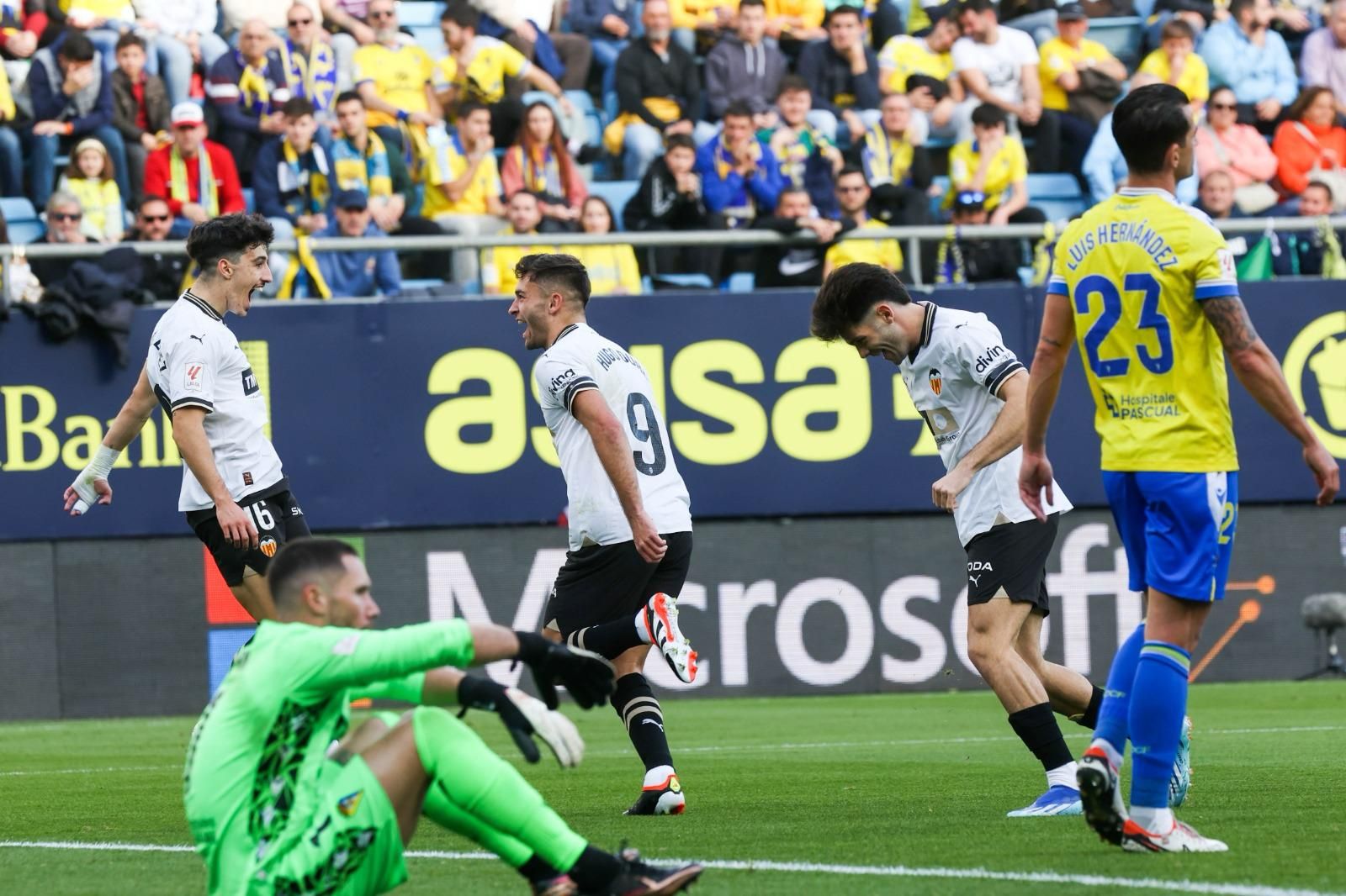 Gol de Hugo Duro al Cádiz CF