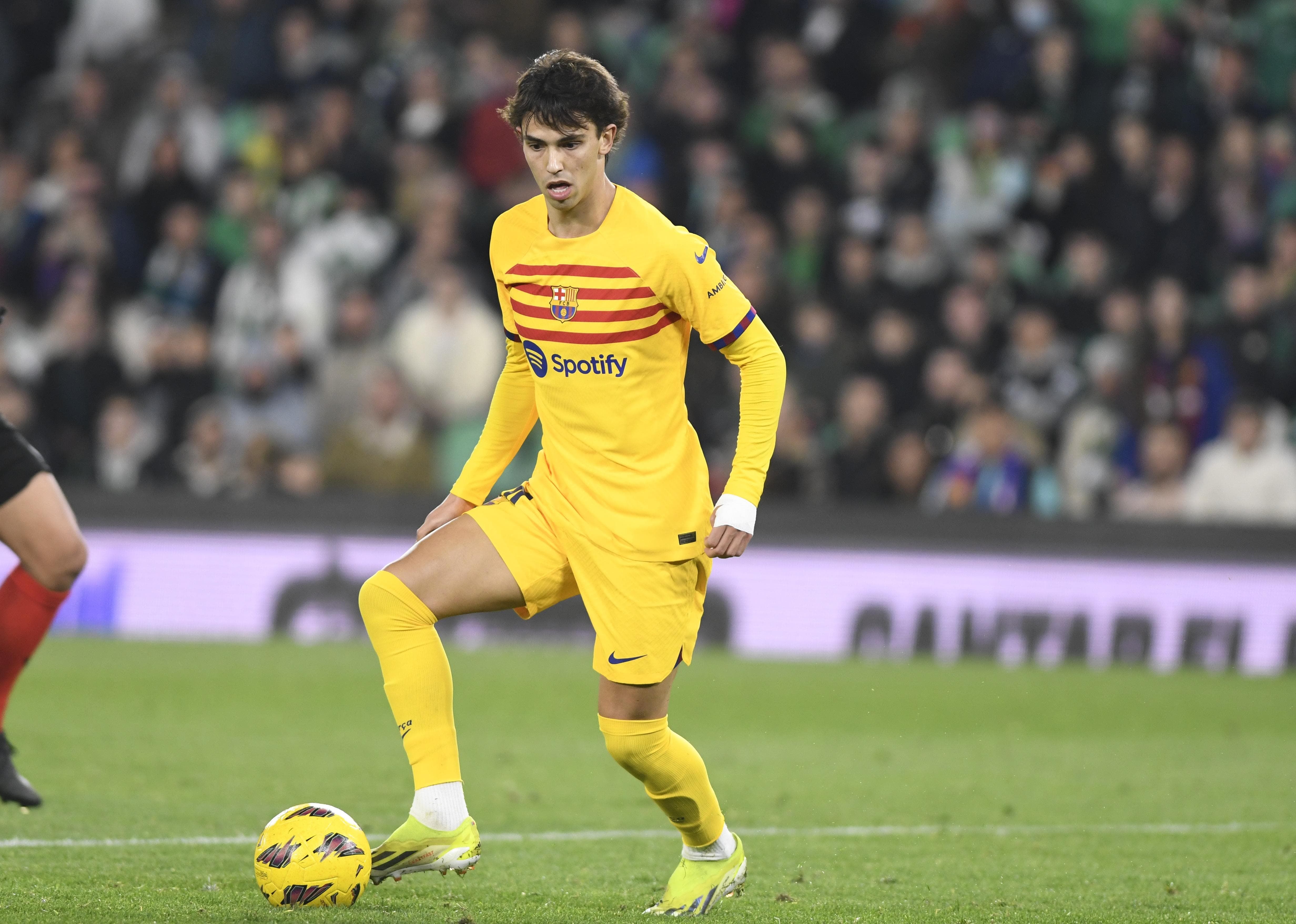 Joao Félix, durante el Betis-Barcelona (Foto: Kiko Hurtado).