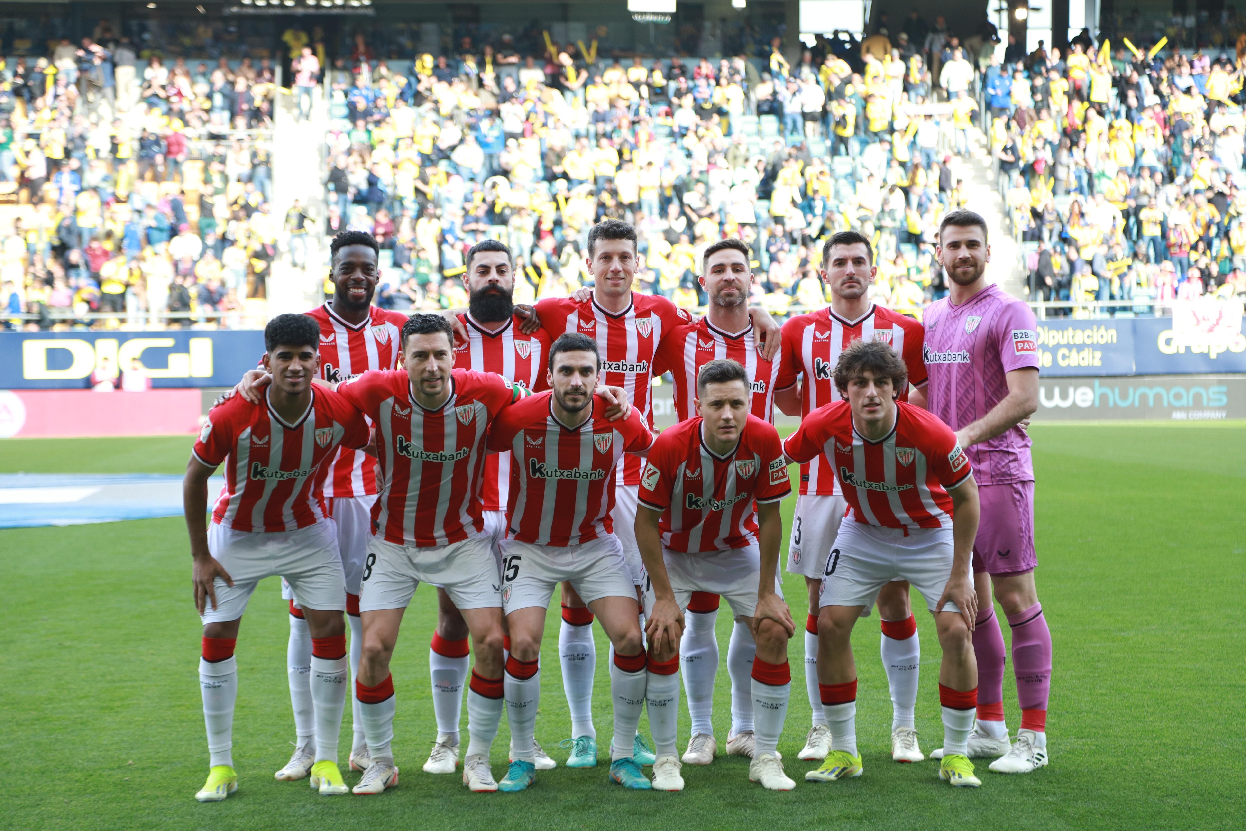  Este es el once del Athletic Club que sacaba Ernesto Valverde ante el Cádiz CF.