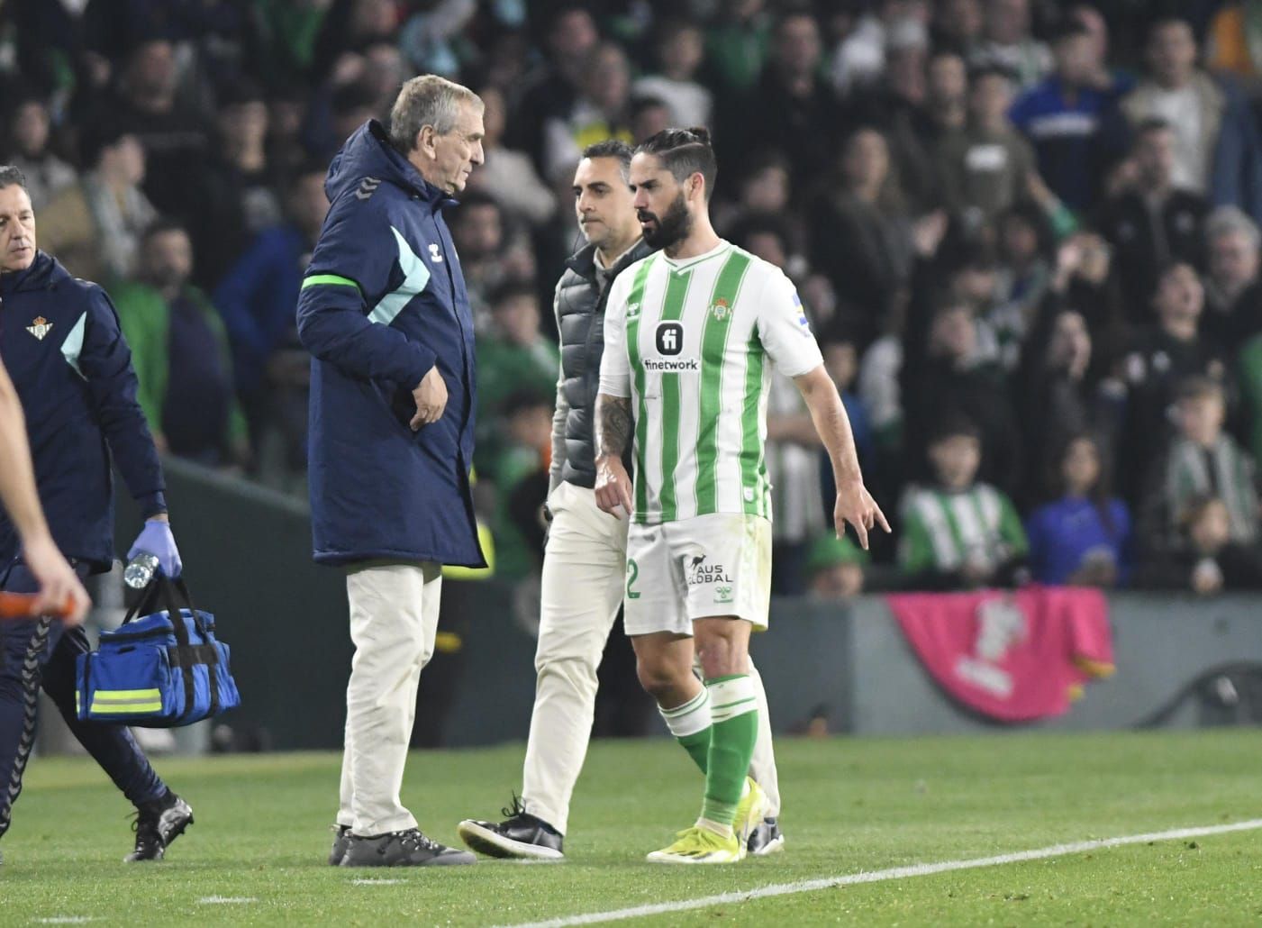  Isco se marcha lesionado ante el Getafe.