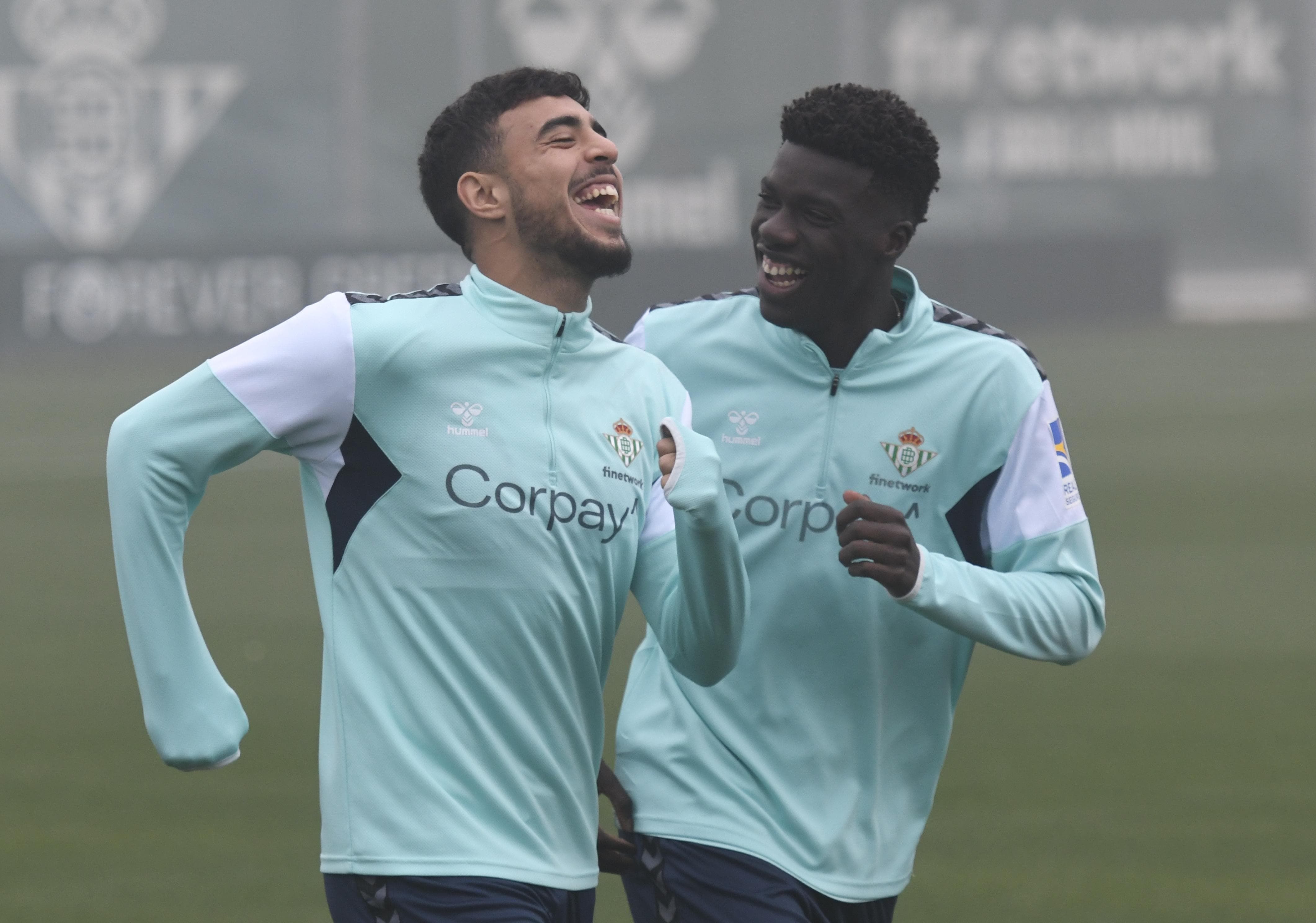  Diao y Chadi, durante la sesión del martes.