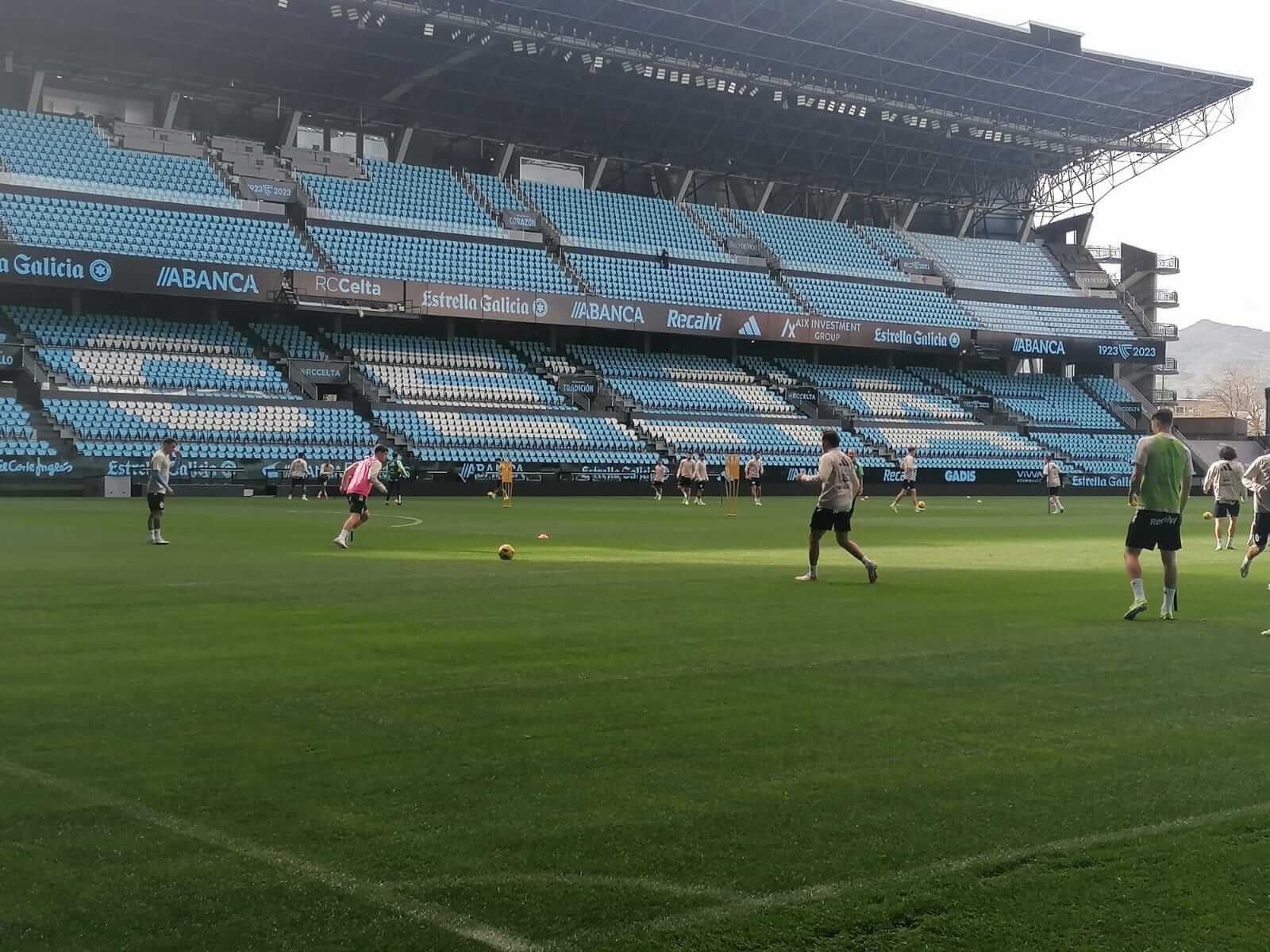  Entrenamiento del Celta en Balaídos.