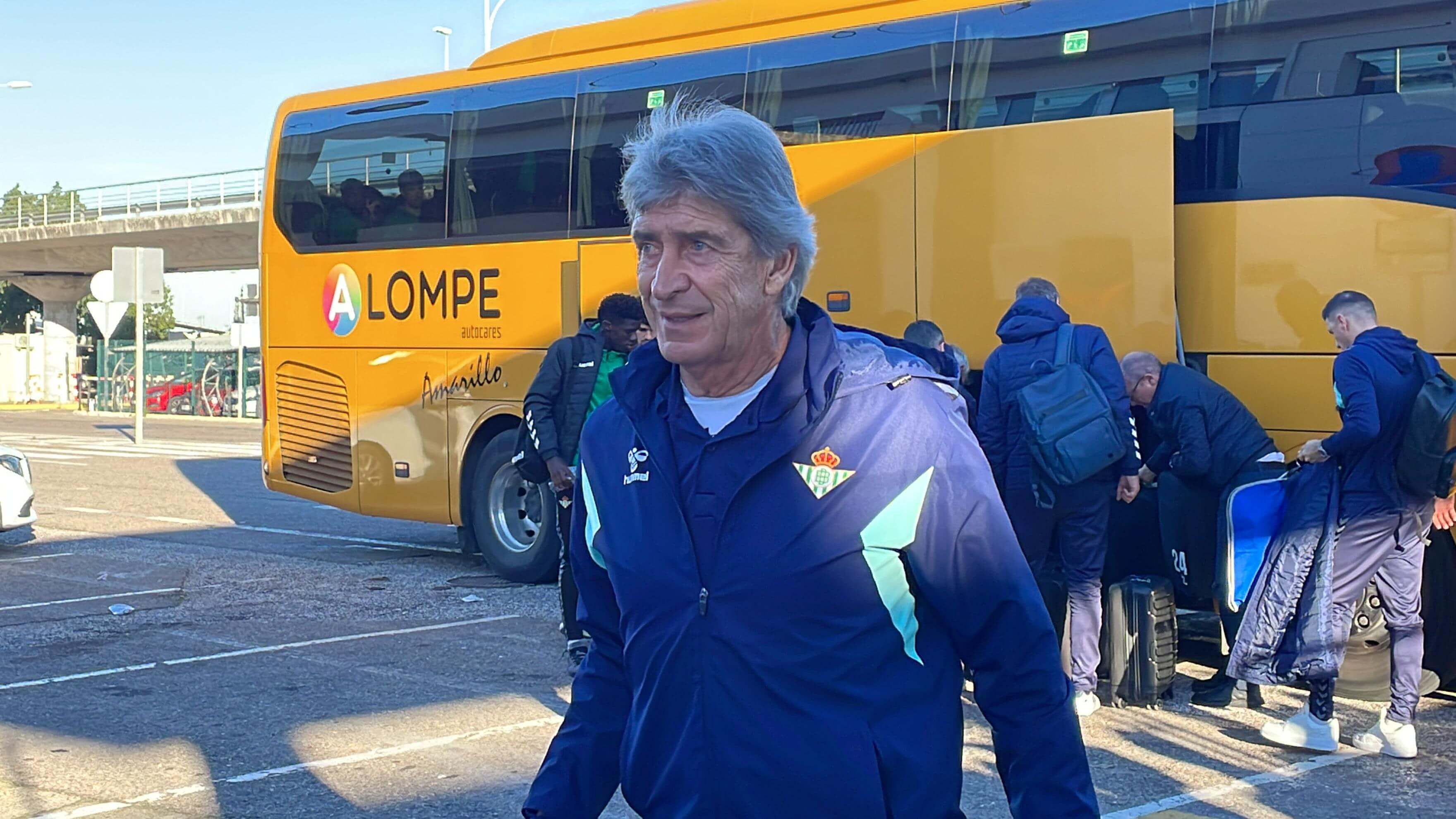  Pellegrini, antes de tomar el avión a Zagreb.