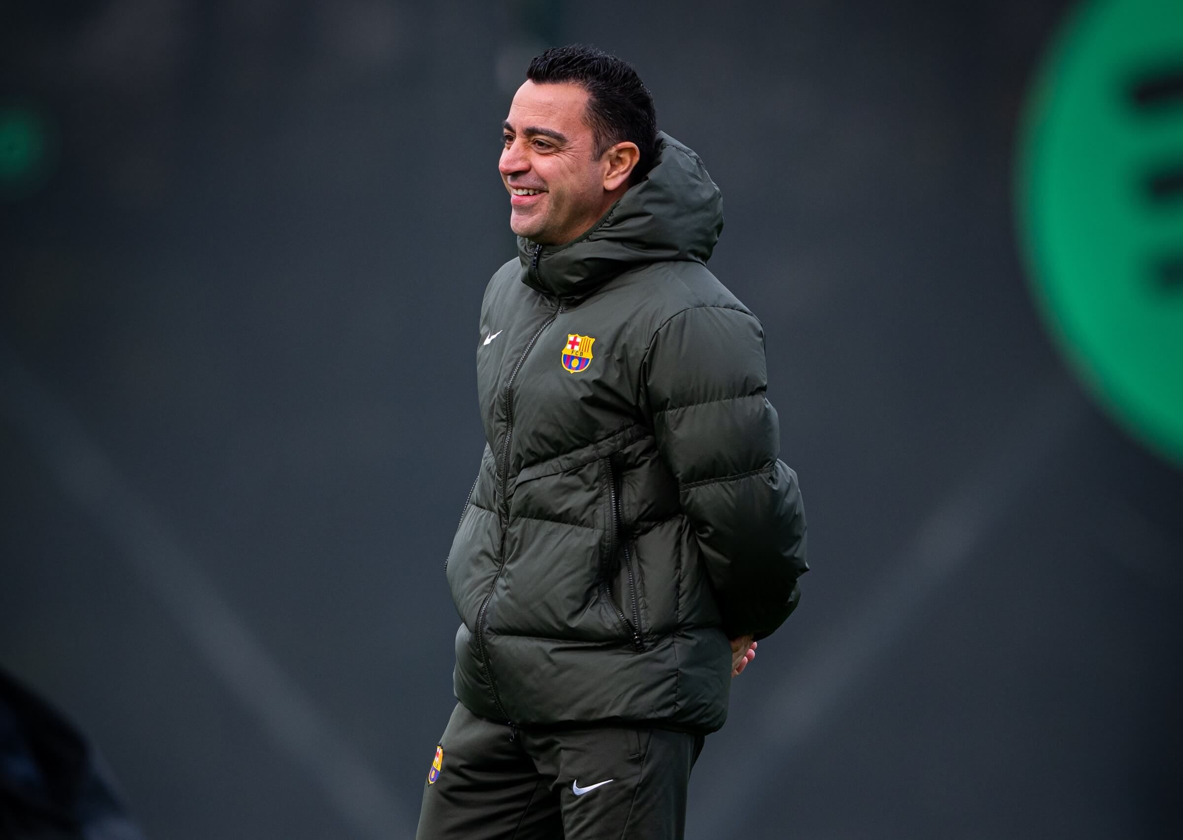  Xavi Hernández, en una sesión del Barcelona.