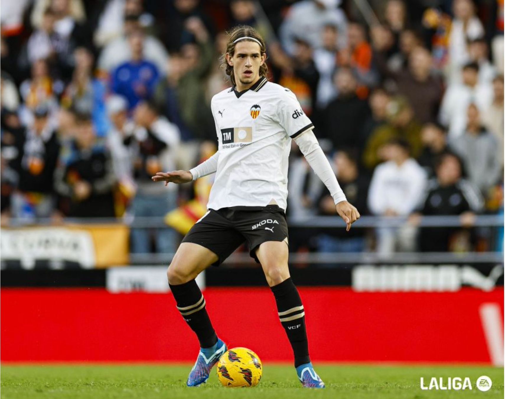 Yarek en el Valencia - Celta.