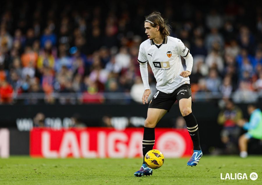 Yarek Gasiorowski, ante el Celta de Vigo.