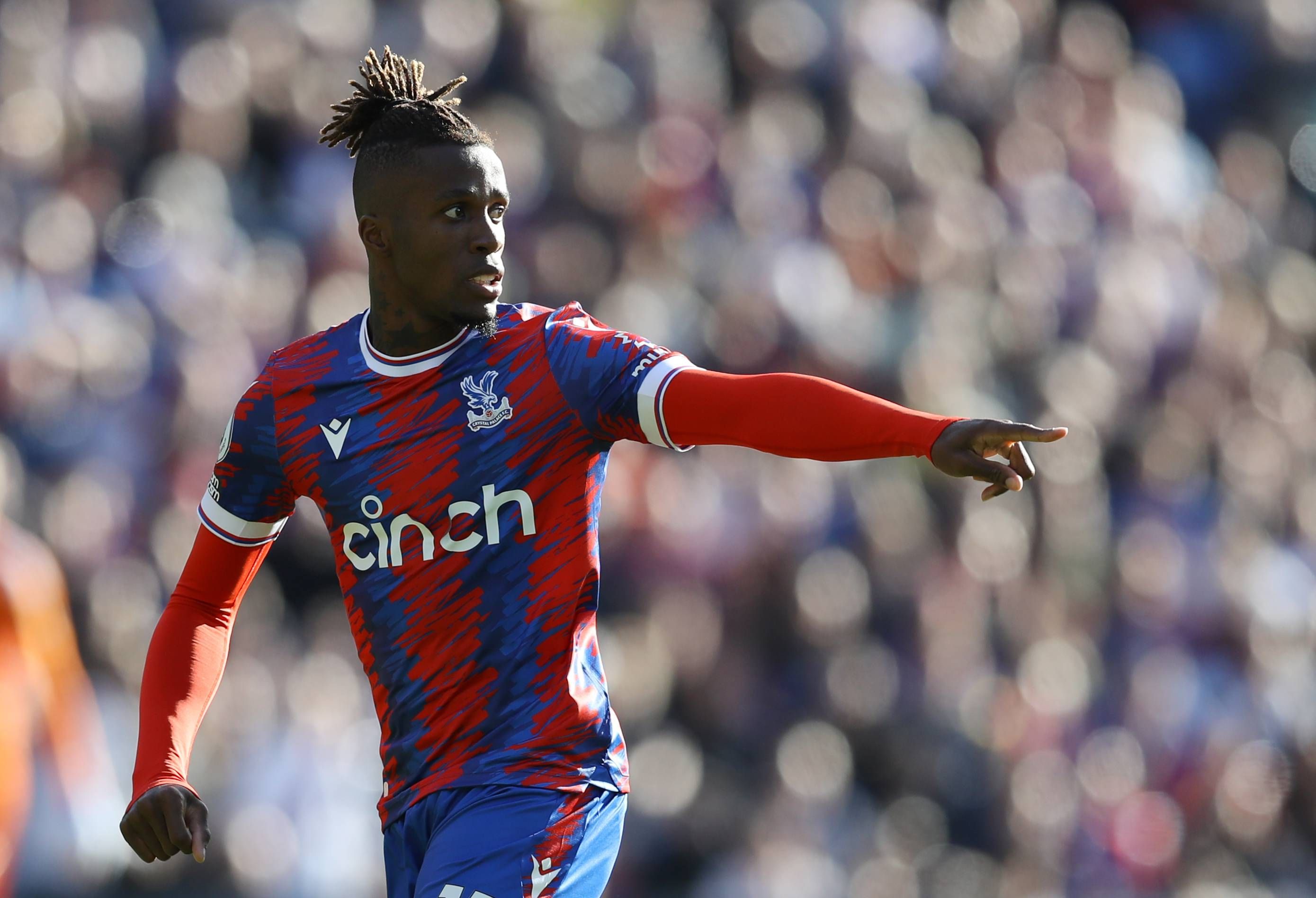  Zaha, en un partido con el Crystal Palace.